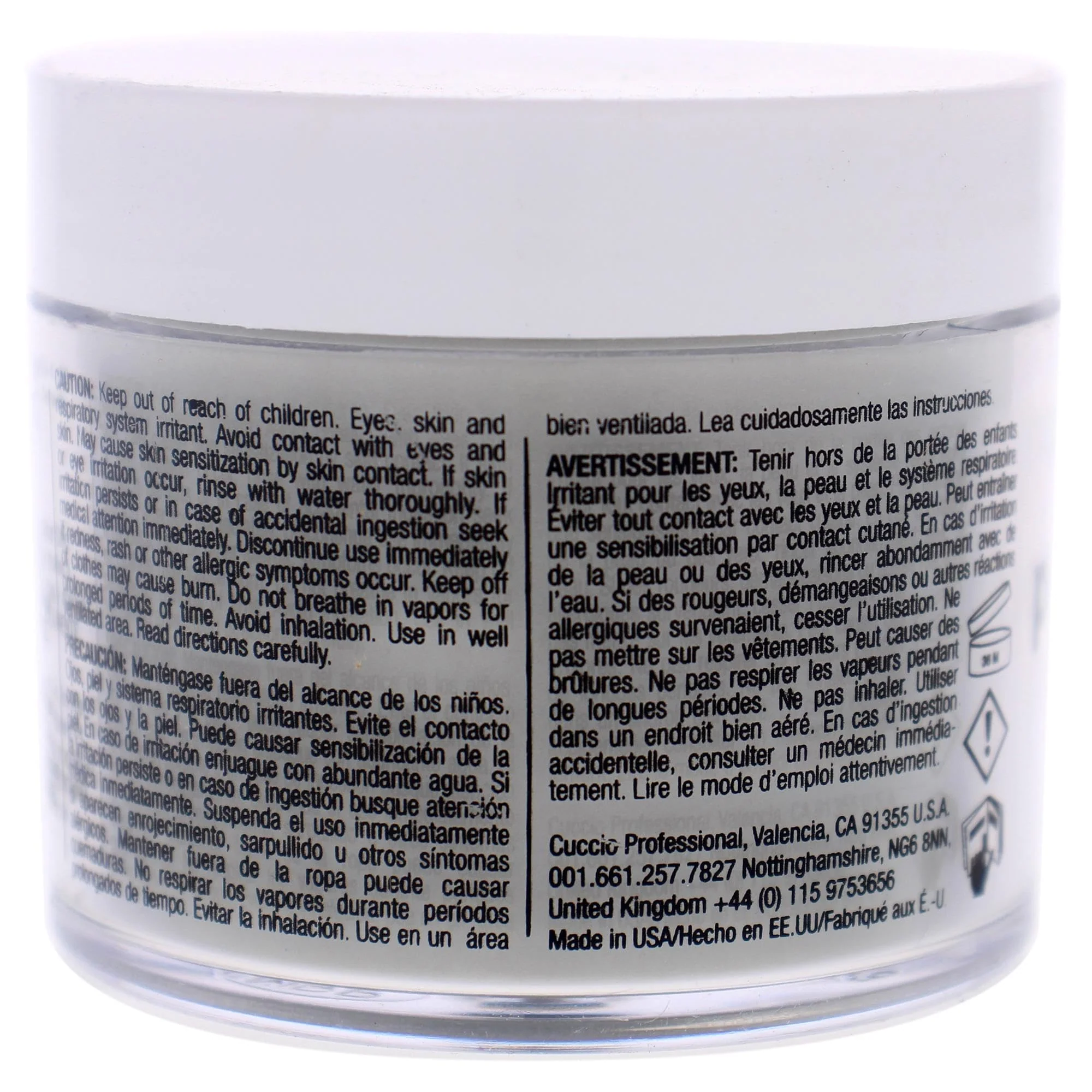 Cuccio Pro Powder Polish Dip - Why, Hello! - Nail Lacquer for Manicures & Pedicures, Easy & Fast Application/Removal - No LED/UV Light Needed - Non-Toxic, Odorless, Highly Pigmented - 2 oz - Image 2