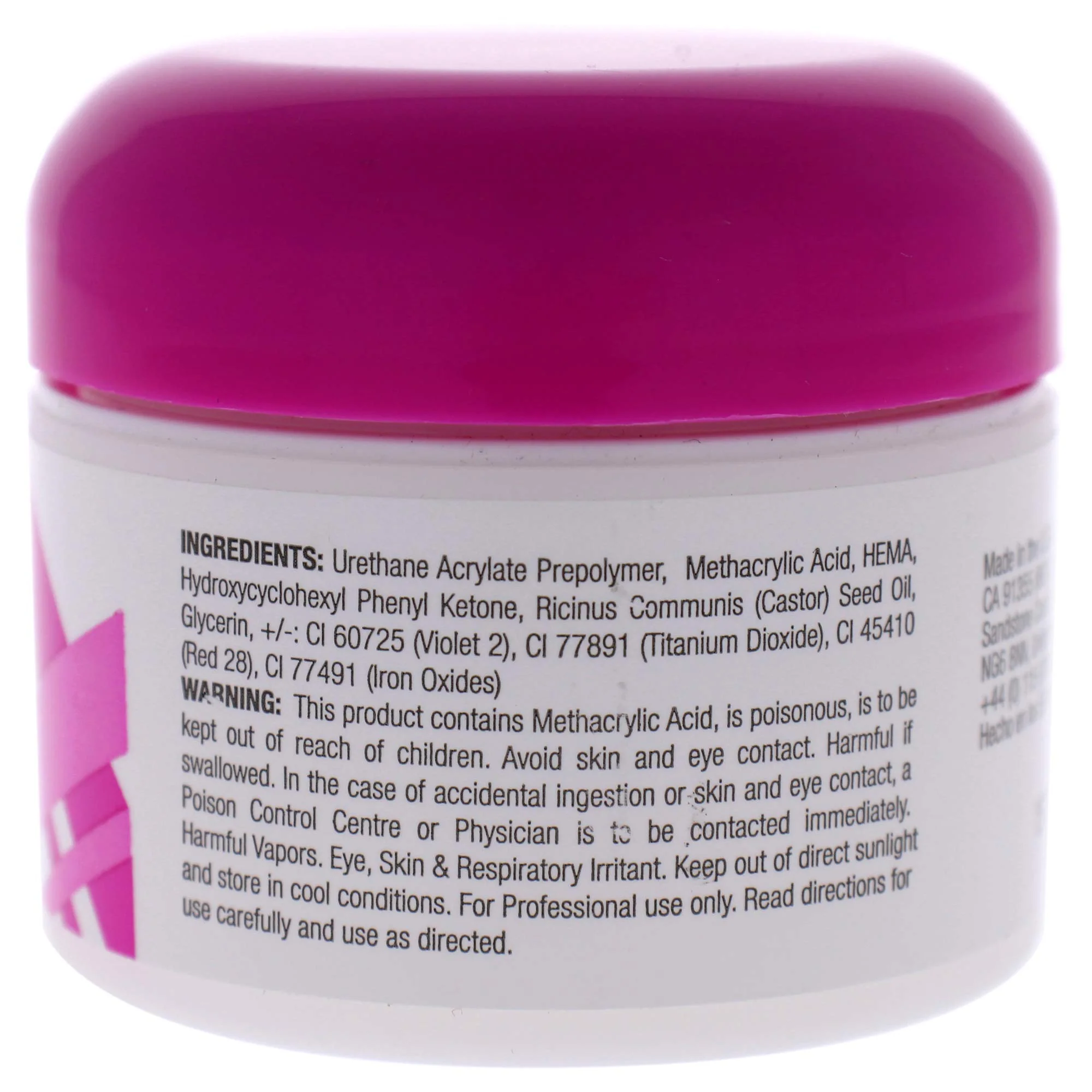 Cuccio Pro Starlite UV Gel - Thermal Bonding Process Ensures Great Strength And Durability - Formulated To Seal With UV Lamps Only - Maintains Natural Thickness - Manicure Use - Pink - 1 Oz Nail Gel - Image 2