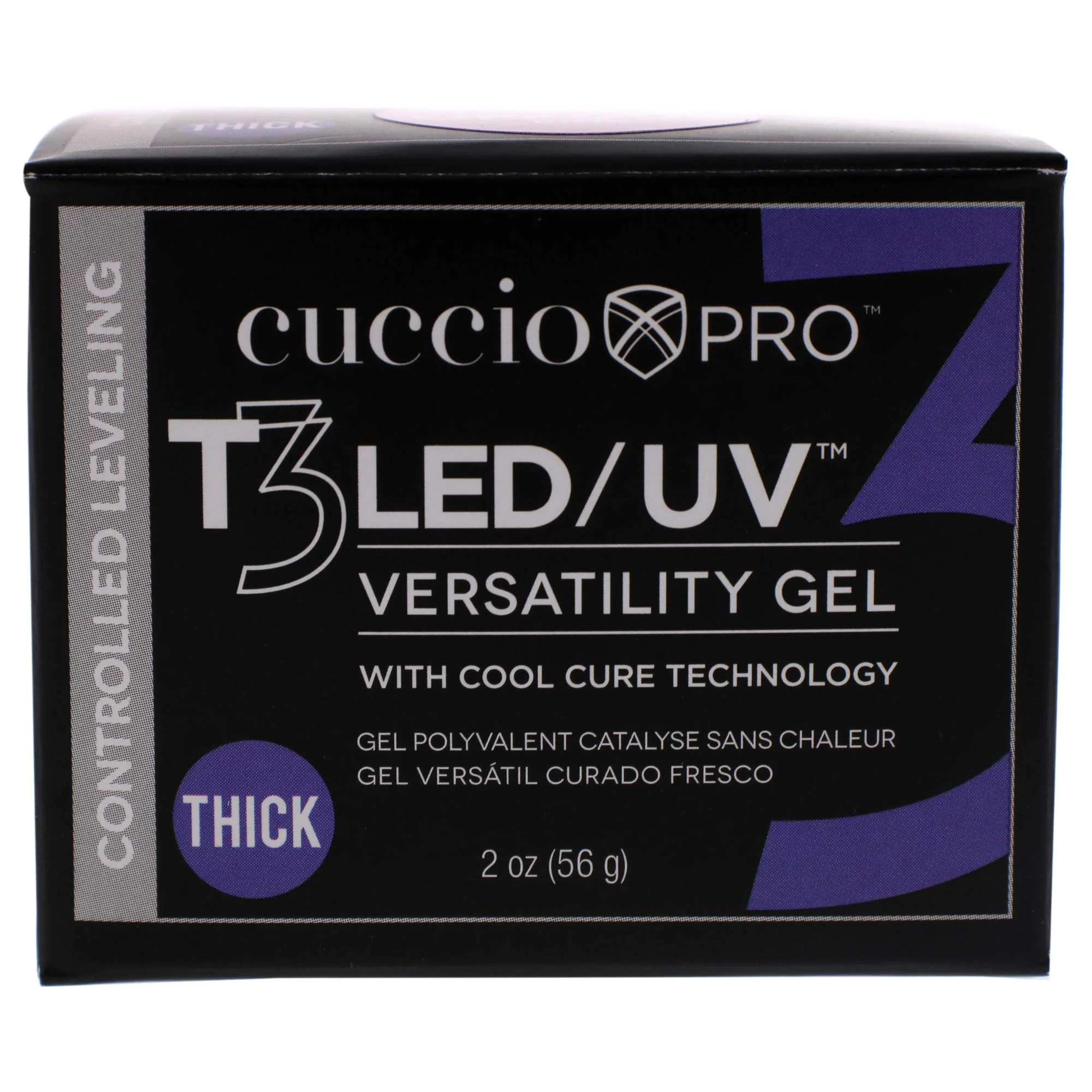 Cuccio Pro T3 LED/UV Cool Cure Versatility Gel - Controlled Levelling - Incredibly Flexible - Strong Adhesion - Thick Viscosity - Fast Application - Quick Cure - Opaque Petal Pink - 2 Oz Nail Gel - Image 4