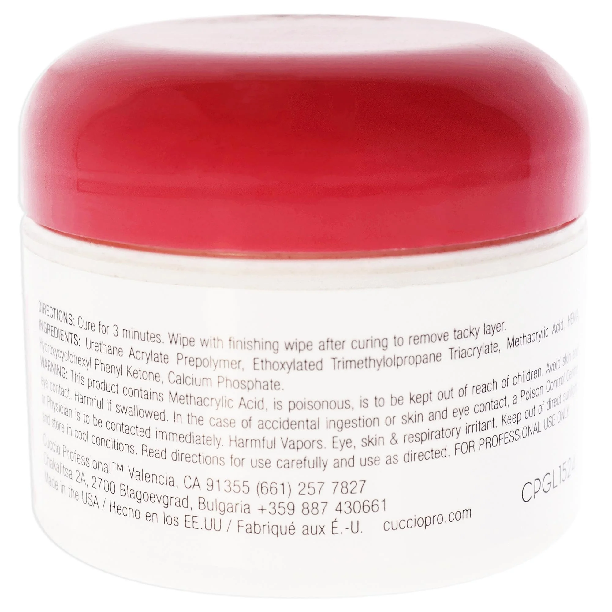 Cuccio Pro UV Kapping Gel With Calcium - Helps Prevent Cracking And Peeling - Designed For Natural Nails - Promotes Growth - Forms Durable, Protective Layer - Crystal Clear Coat - 1 Oz Nail Gel - Image 2