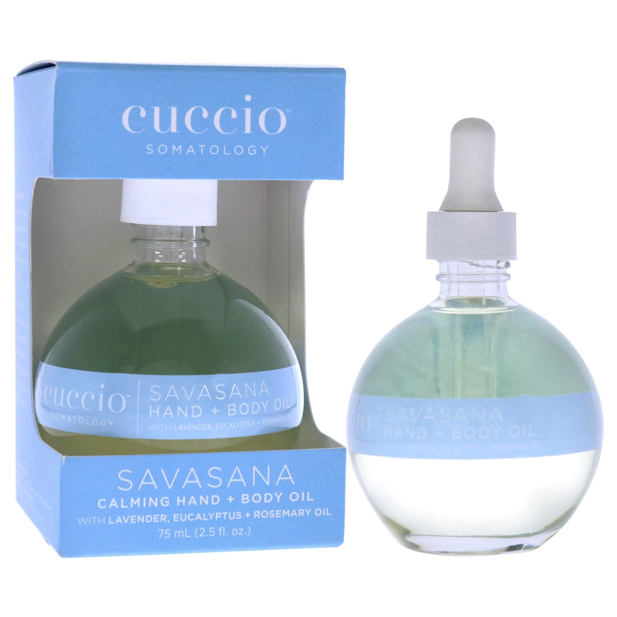 cuccio SOMATOLOGY Savasana Calming Hand and Body Oil - Intensely Moisturizing And Hydrating Blend - Made With Lavender, Eucalyptus, And Rosemary Oils - Soothe Your Mind And Nourish Your Body - 2.5 Oz - Image 3