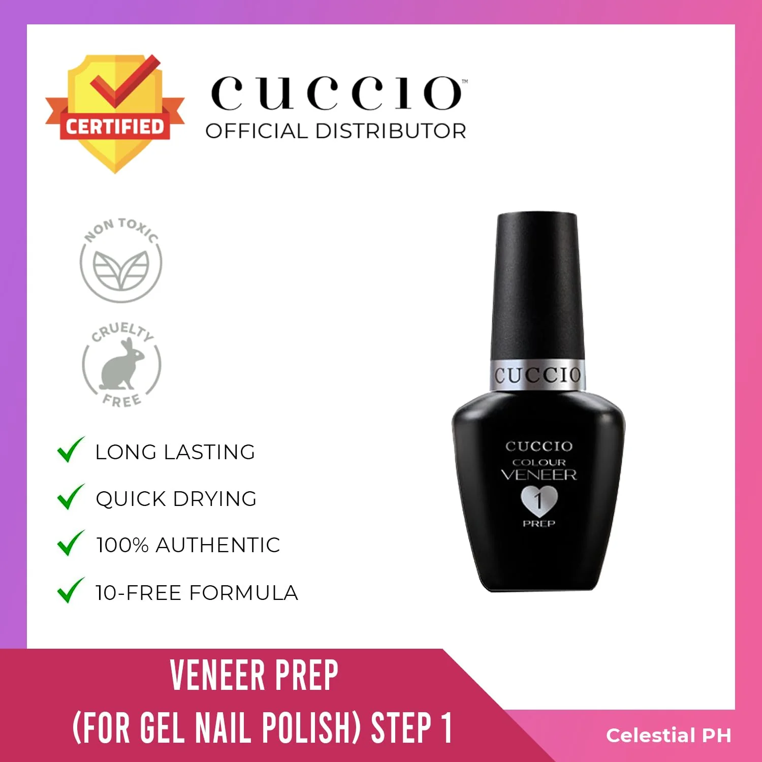 Cuccio Veneer Gel Polish - Prep 6996 13ml by Cuccio - Image 3