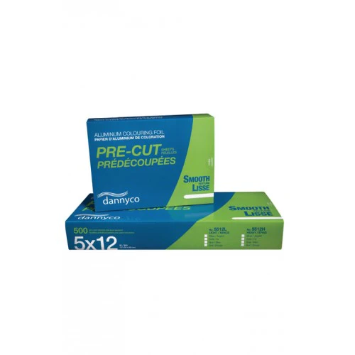 Dannyco Silver Pre Cut 5 X 12 Foils Light
