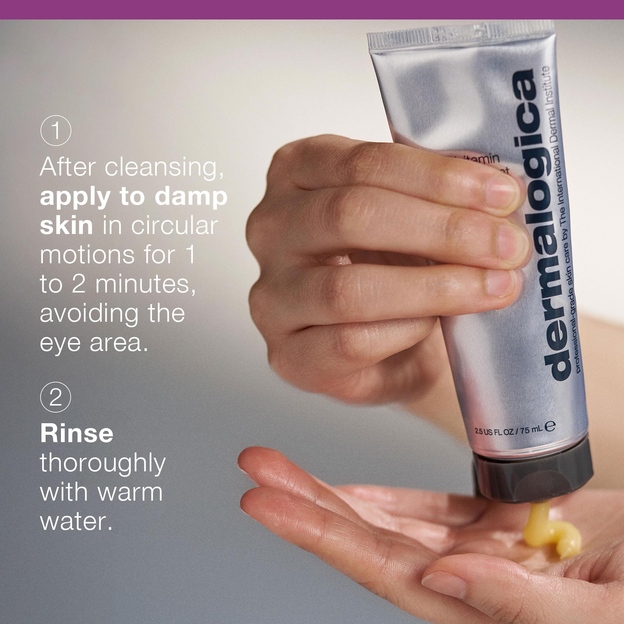 Dermalogica Multivitamin Thermafoliant, Face Exfoliator Scrub with Salicylic Acid and Retinol - Anti-Aging, Immediately Reveal Smoother and Fresher Skin, 2.5 Oz - Image 4