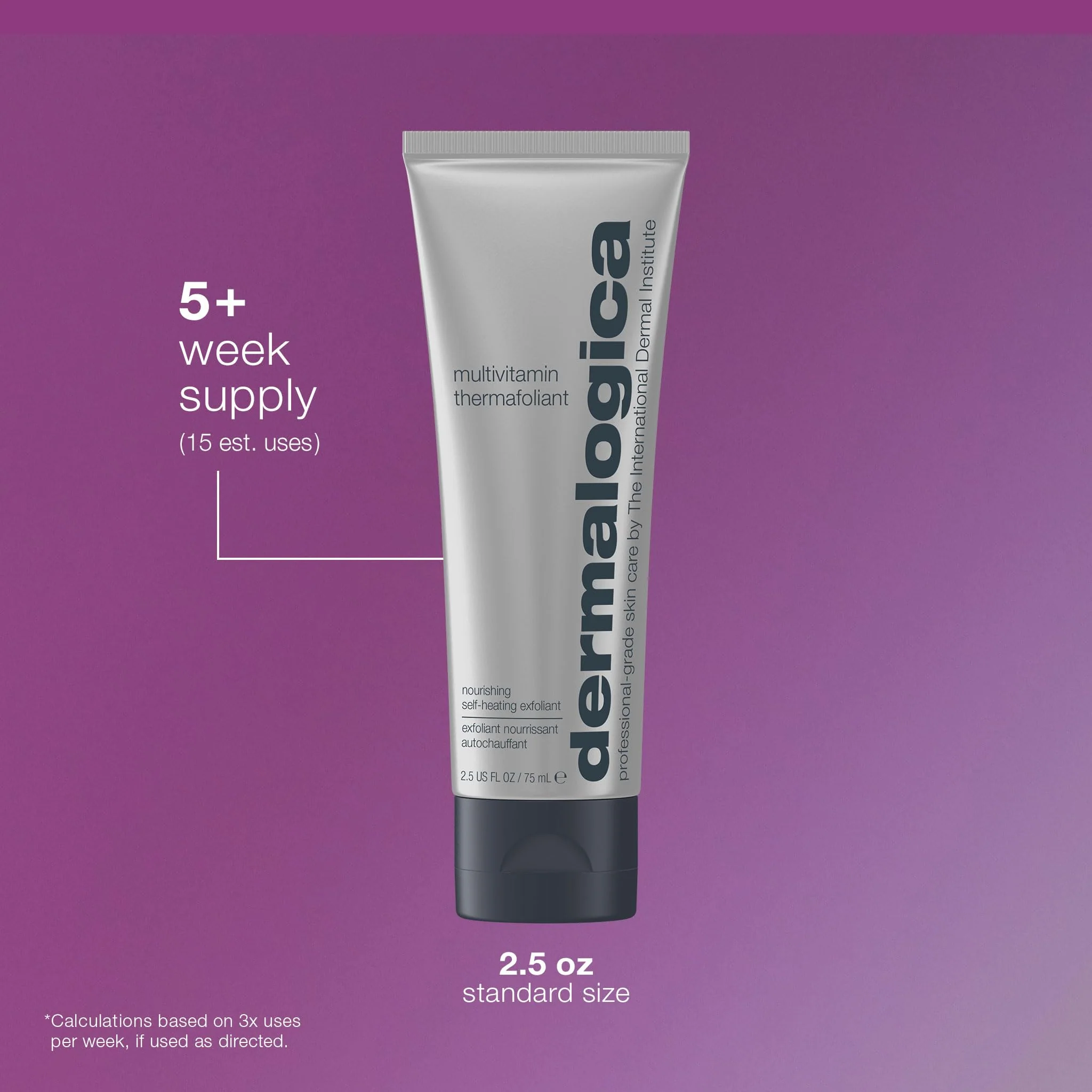 Dermalogica Multivitamin Thermafoliant, Face Exfoliator Scrub with Salicylic Acid and Retinol - Anti-Aging, Immediately Reveal Smoother and Fresher Skin, 2.5 Oz - Image 5