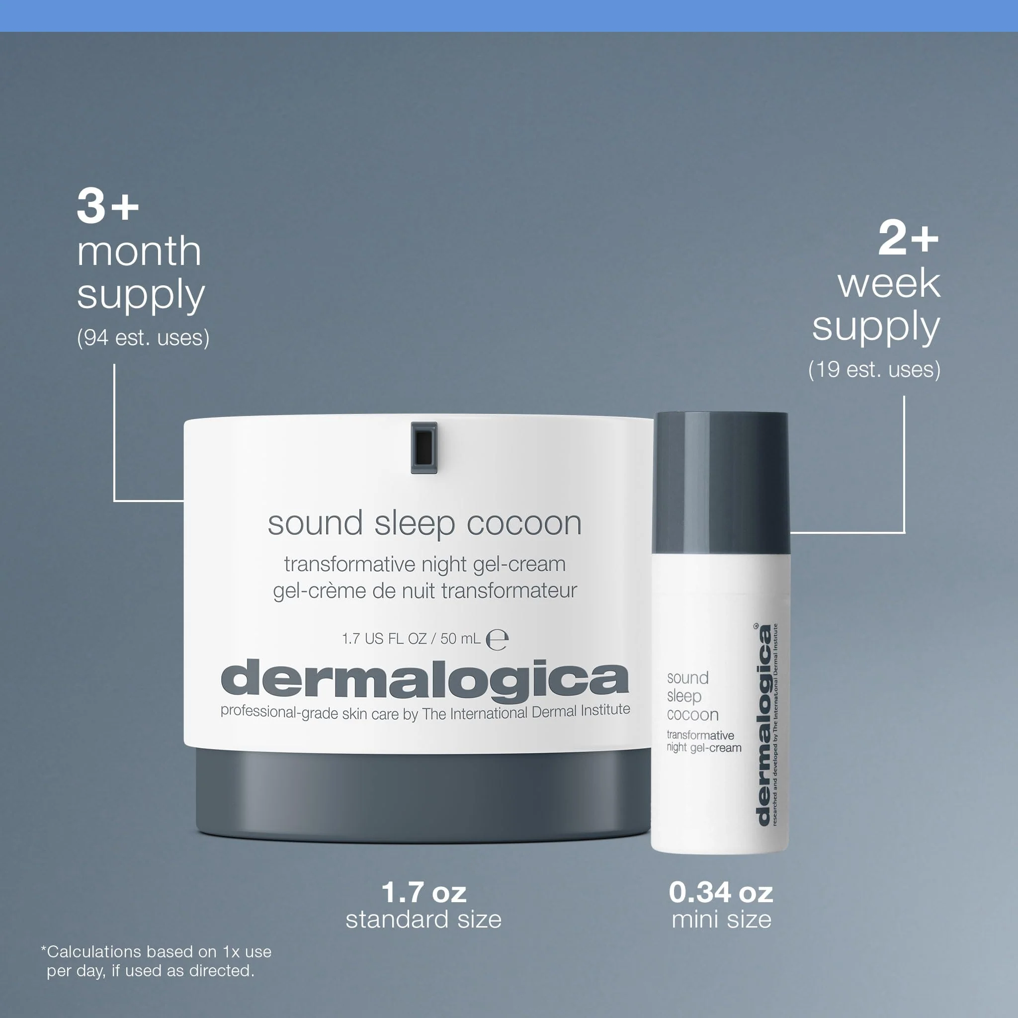 Dermalogica Sound Sleep Cocoon Night Cream Gel for Face, Revitalizing Overnight Moisturizer with Essential Oils - Promotes Restful Sleep for Radiant, Healthier-Looking Skin, 1.7 Fl Oz - Image 5