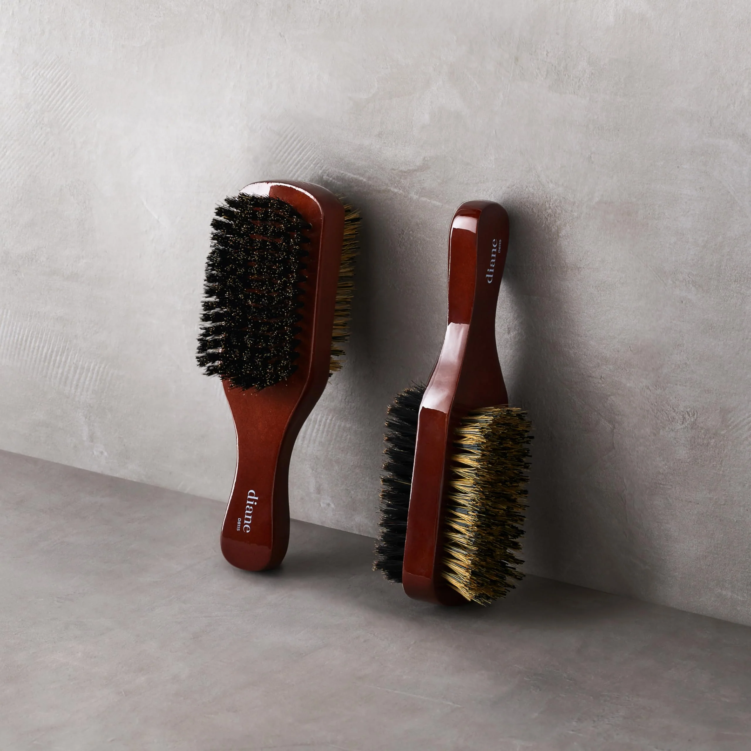 Diane Premium 100% Boar Bristle 2-Sided Club Brush for Men, Medium Firm Bristles for Thick, Curly or Coarse Hair, Mens Brush for Detangling, Smoothing, Wave Styles, Soft on Scalp, Restores Shine - Image 4