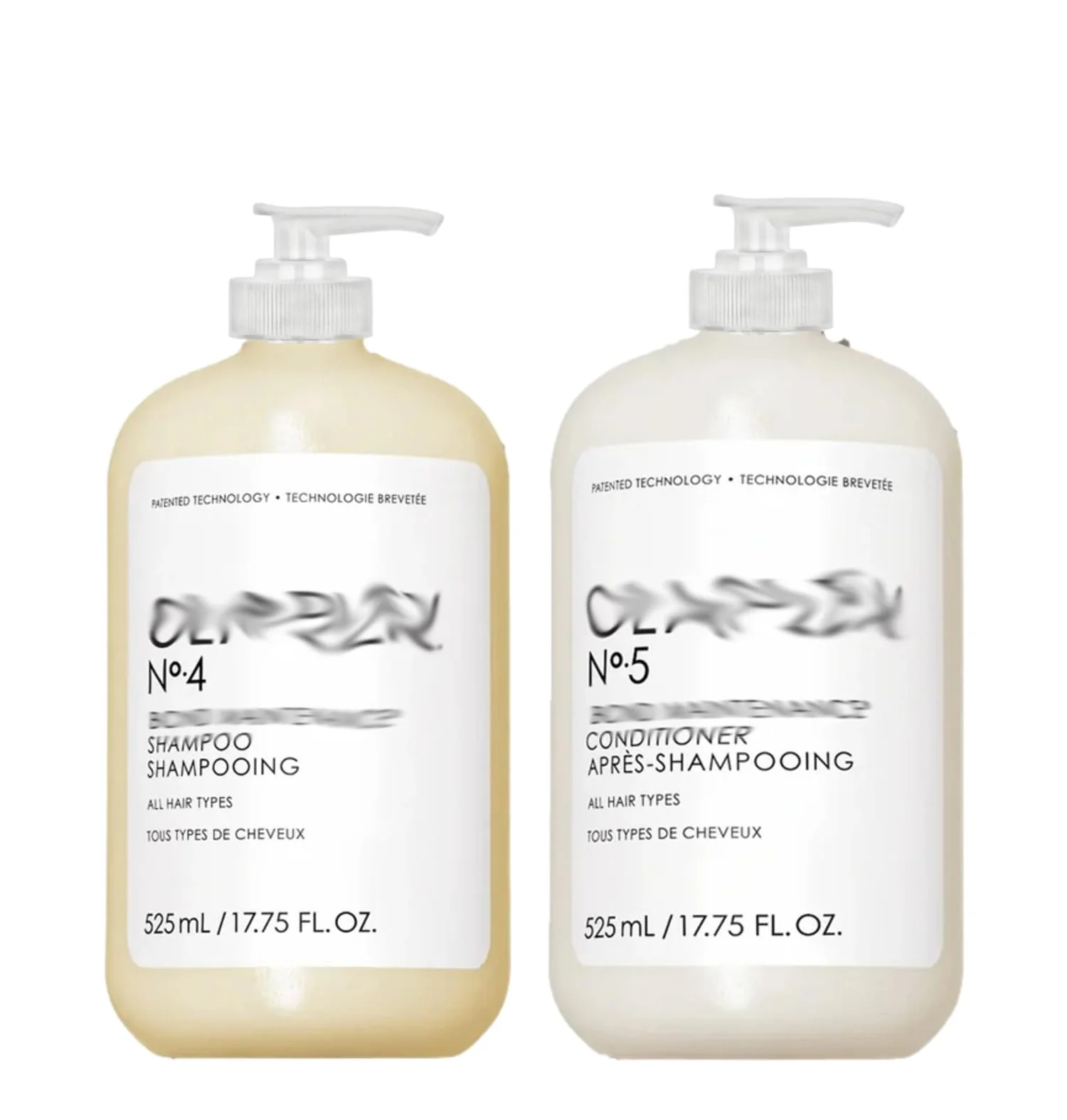 Dispenser Pumps Compatible with the New Size Jumbo Olaplex No. 4 Shampoo and No. 5 Conditioner 17.75 oz, 525 ml Size Bottles, Ultra Essentials (Two White Pumps - 4 and 5 (17.75oz Jumbo) - Image 4