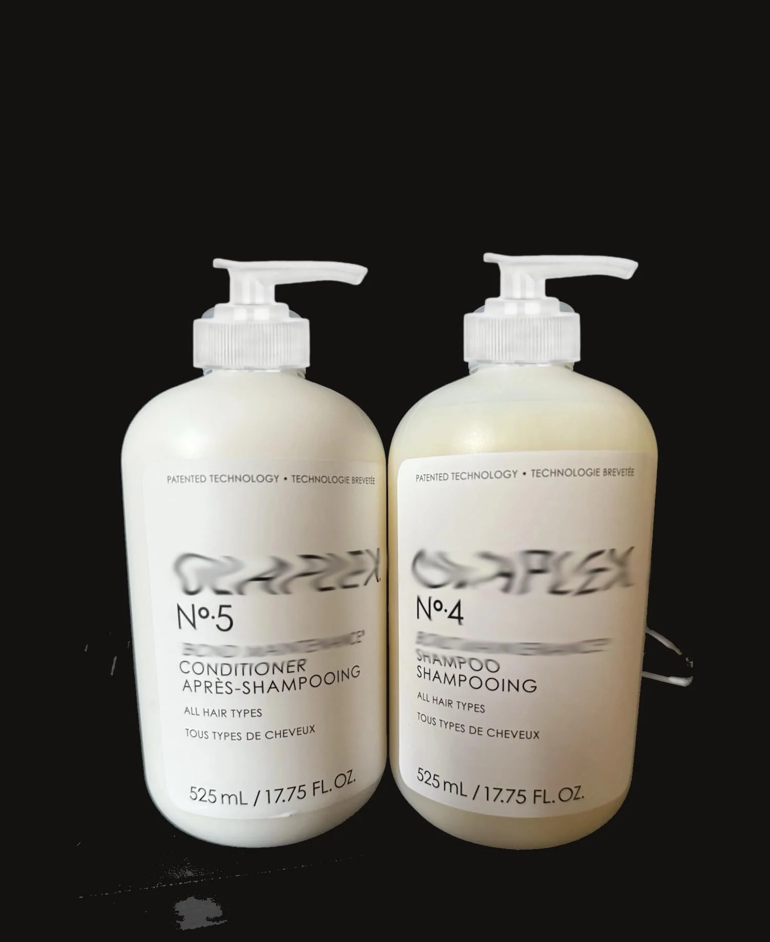 Dispenser Pumps Compatible with the New Size Jumbo Olaplex No. 4 Shampoo and No. 5 Conditioner 17.75 oz, 525 ml Size Bottles, Ultra Essentials (Two White Pumps - 4 and 5 (17.75oz Jumbo) - Image 7