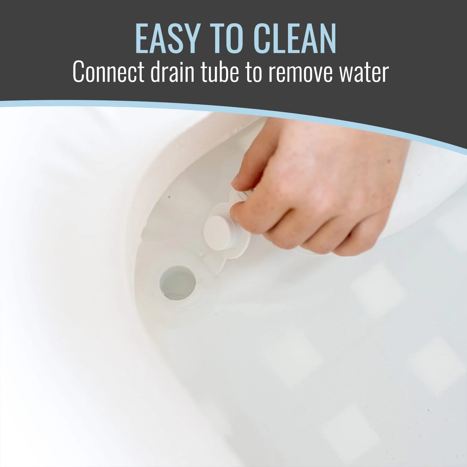 DMI Inflatable Hair Washing Basin for Bedridden Disabled, Injured, Elderly, Kids | Portable Hair Washing Station Portable Shampoo Bowls for Home | Loc Detox Tub For Dreads - Image 6