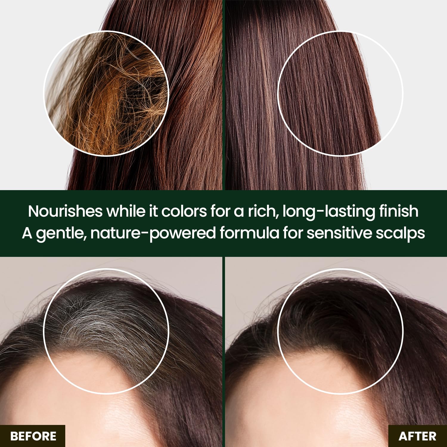 Dongsung Herb Speedy Color Cream(Soft Black) – Korean Herbal Vegan Hair Dye, PPD-Free, Ammonia-Free, Hypoallergenic – 100% Gray Coverage Odorless Dermatologically Tested Quick 20-Minute Application - Image 3