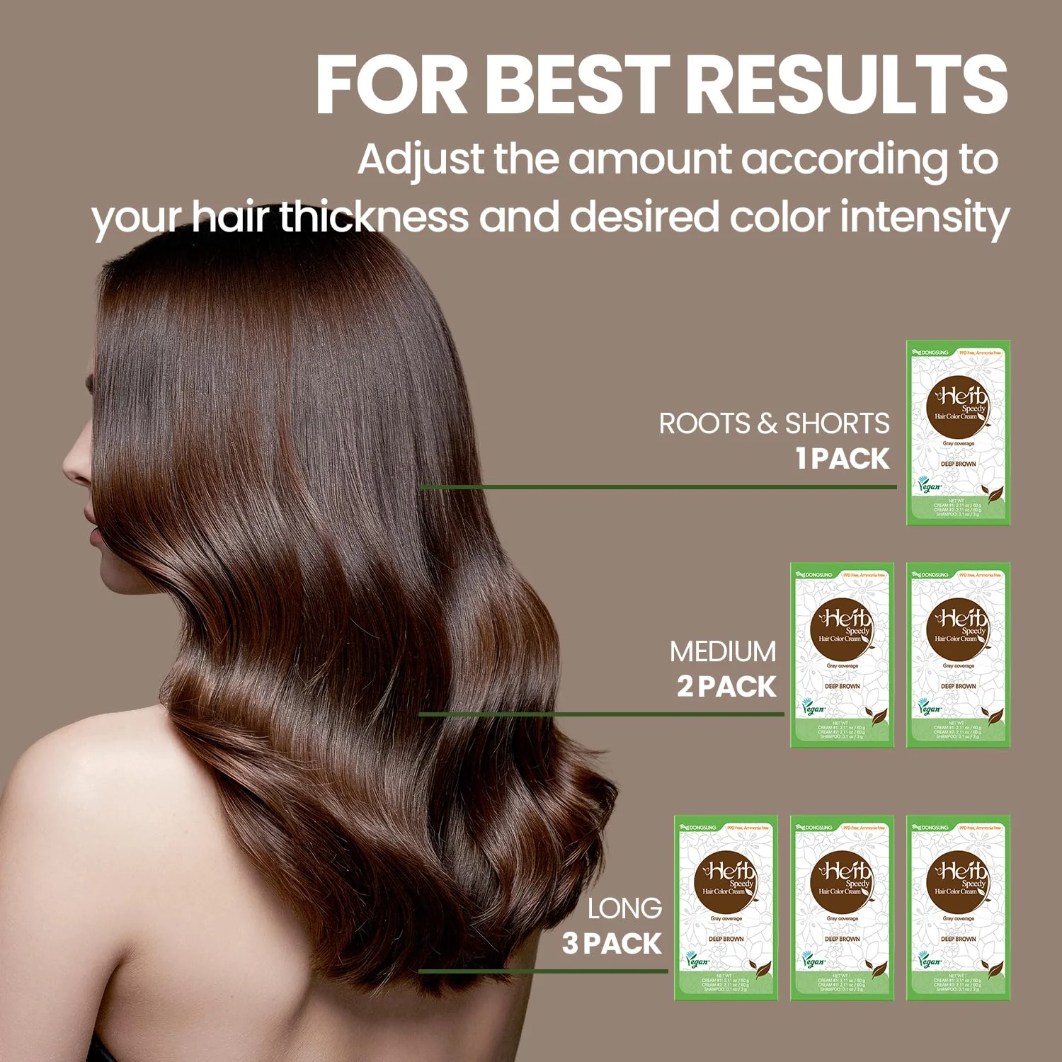 Dongsung Herb Speedy Color Cream(Soft Black) – Korean Herbal Vegan Hair Dye, PPD-Free, Ammonia-Free, Hypoallergenic – 100% Gray Coverage Odorless Dermatologically Tested Quick 20-Minute Application - Image 7