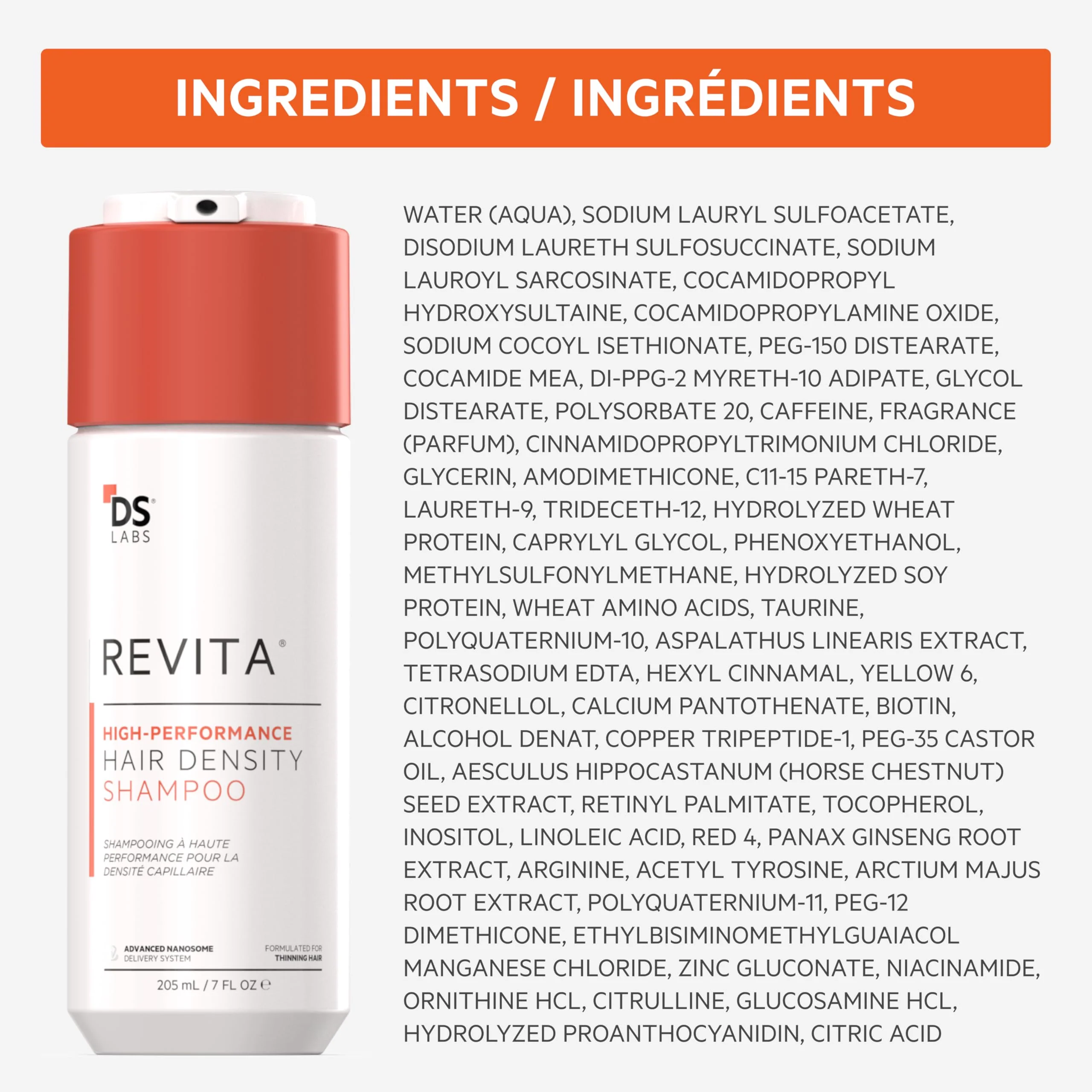 DS Labs For Men & Women Revita Shampoo - Scalp Refreshing Cleanse for Fuller Looking, Volumizing, Lightweight Hydration, Sulfate & Silicone Free, Color Safe, 205 mL - Image 9