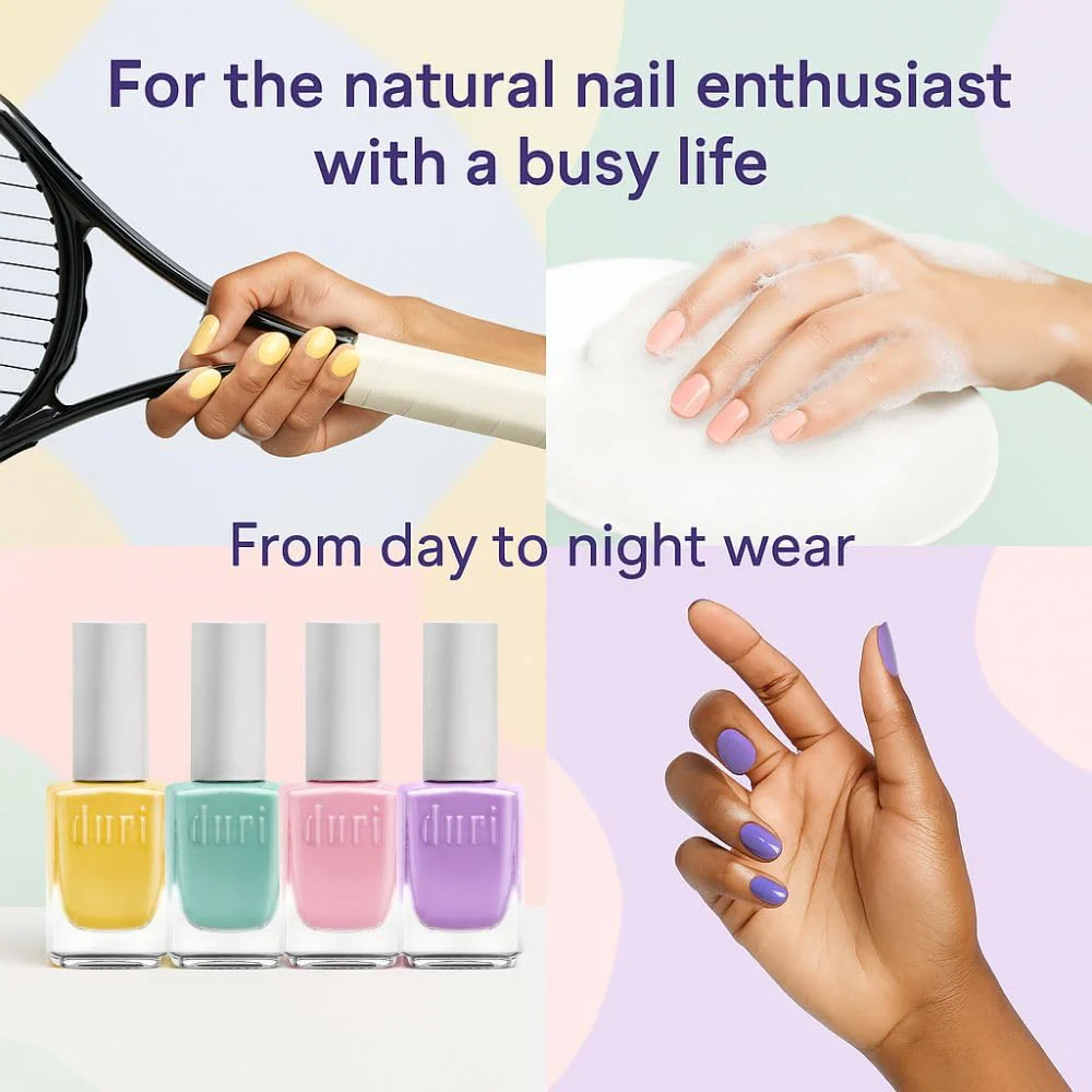 duri Nail Polish, 109S Soft Slumber Blush, pastel baby pink - Image 3