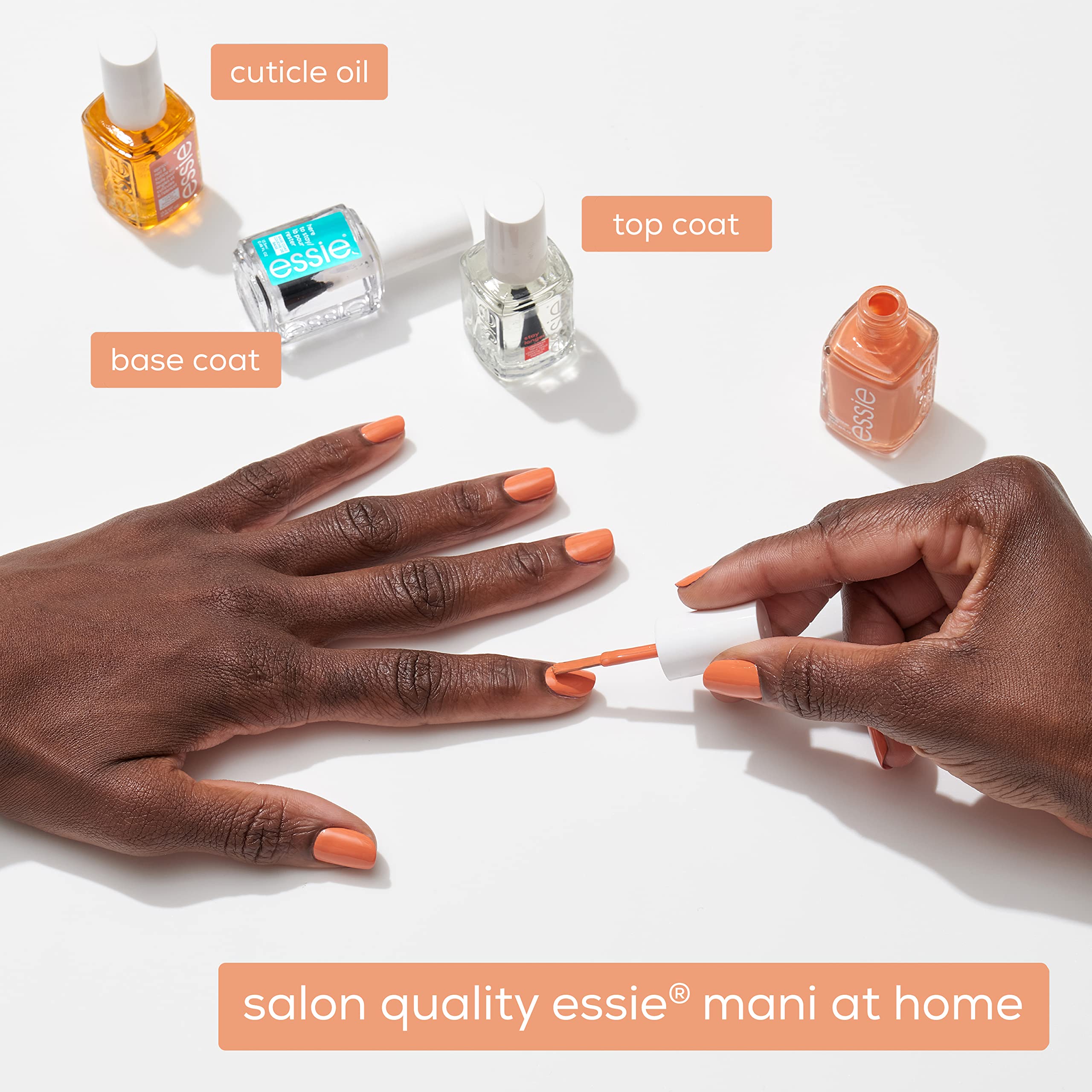 essie Salon-Quality Nail Polish, 8-Free Vegan, Push Play Collection, Yellow, Sunshine Be Mine, 0.46 oz. - Image 7