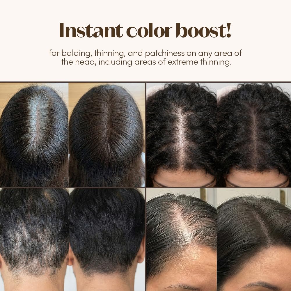 ETUDE Hair Pang Pang hairline powder Root Touch Up Hair Color, Waterproof, For Facial Makeup, Hairline and Thin Hair - Natural Black - Image 6