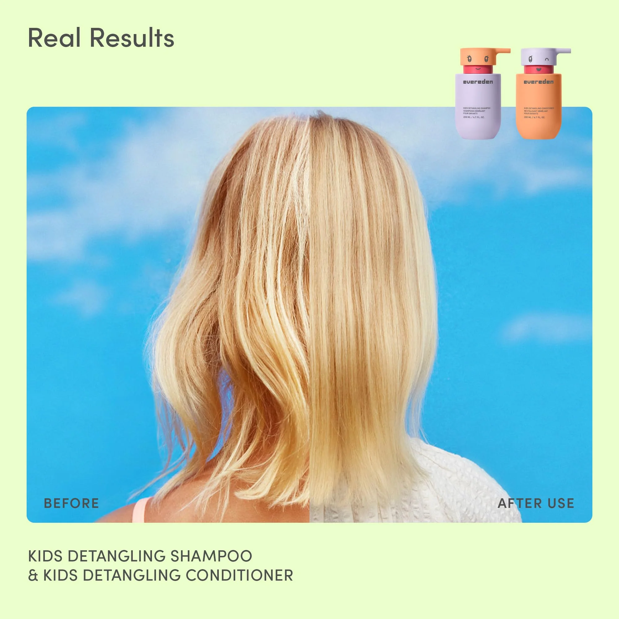 Evereden Kids Conditioner Detangler, 6.7 fl oz. | Children's Haircare | Non-toxic Conditioning for Silky Smooth Hair - Image 5