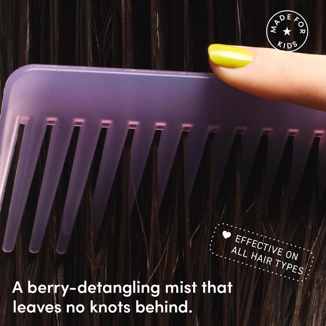 Evereden Kids Detangler Spray: 4-in-1 Leave-In Hair Spray | Detangle, Moisturize & Fight Frizz | Easily Tackle Even the Toughest Knots | Clean & Vegan All types of Hair Product for Kids - Image 4