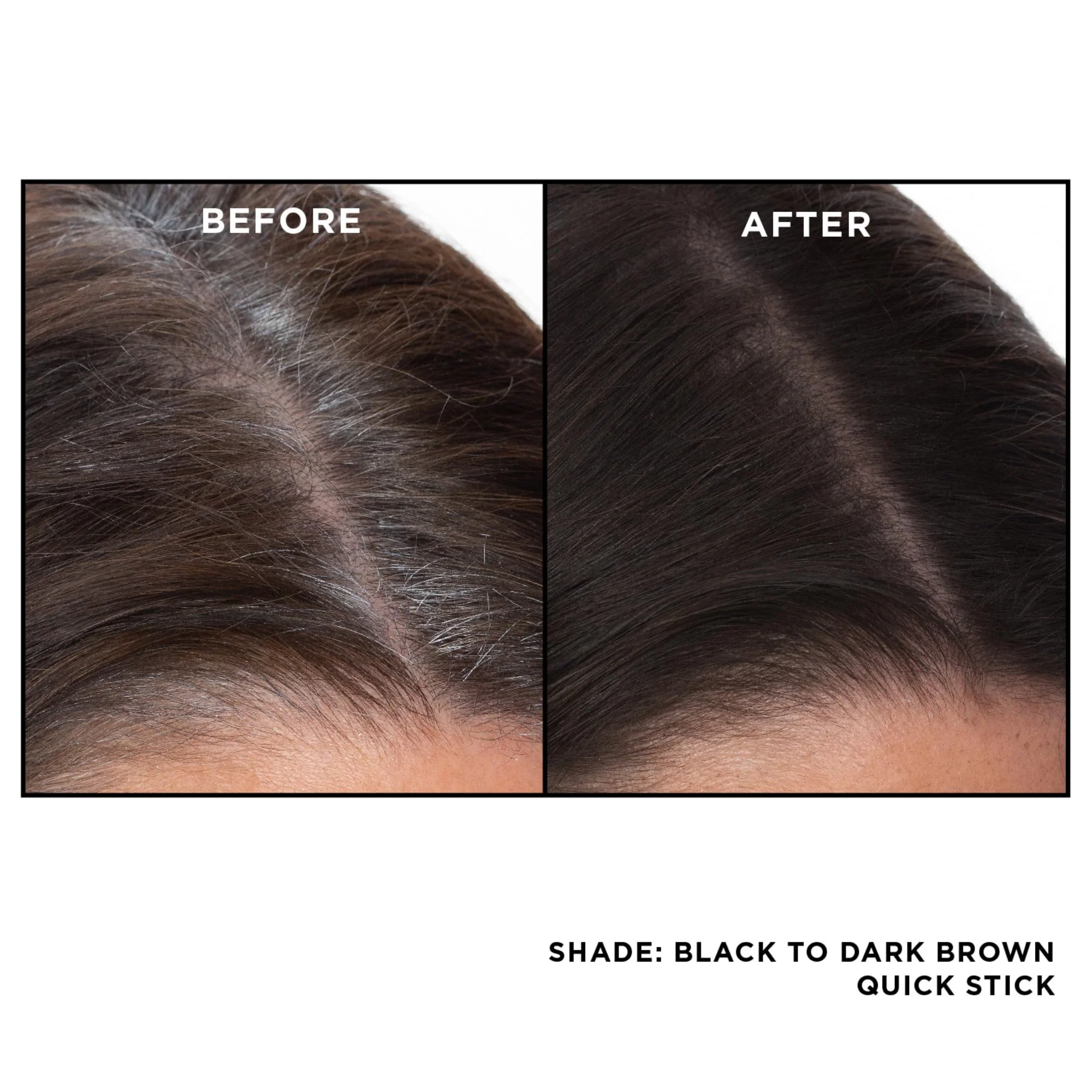 EVERPRO Gray Away Root Touchup Quick Stick, Black/Dark Brown, 0.1 Oz - Image 3