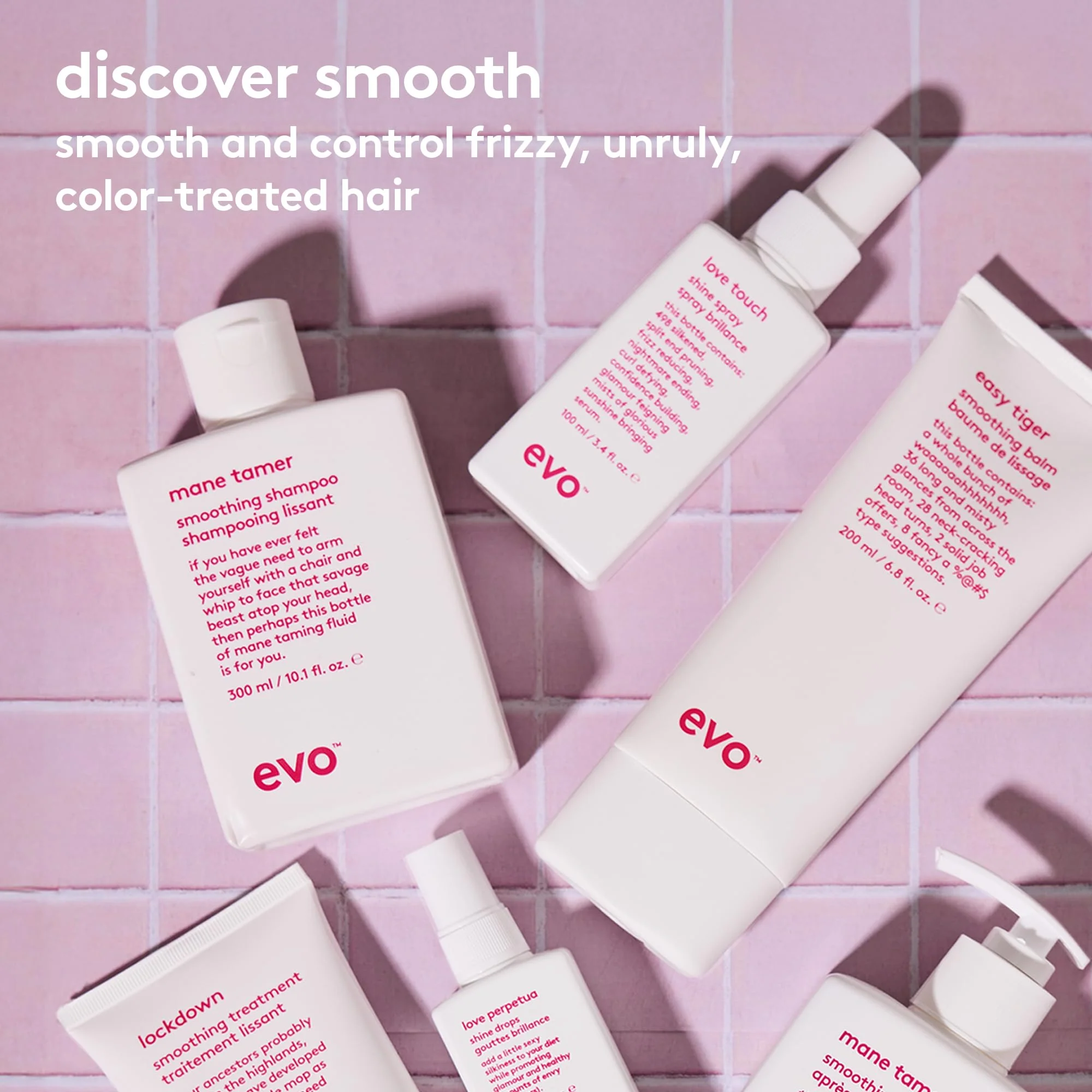 Evo Lockdown Leave-In Smoothing Treatment for Frizzy & Color-Treated Hair - Anti-Frizz, Humidity Control & Detangler - 5.1 fl oz - Image 7