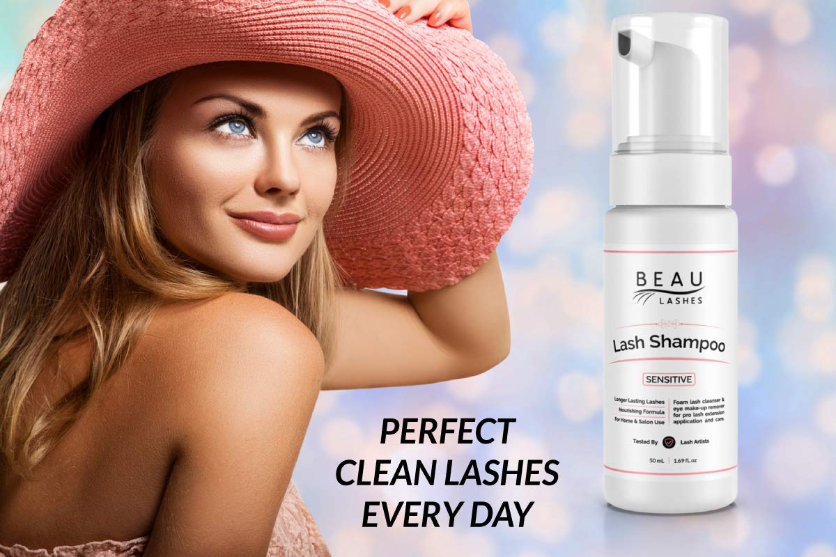 Eyelash Extension Foam Cleanser Shampoo & Brush (150ml) - Oil Free Sensitive Paraben & Sulfate Free Eyelid/Lash Foaming Wash Cleaner To Remove Makeup & Mascara - Ideal For Salons And Home Care - Image 4