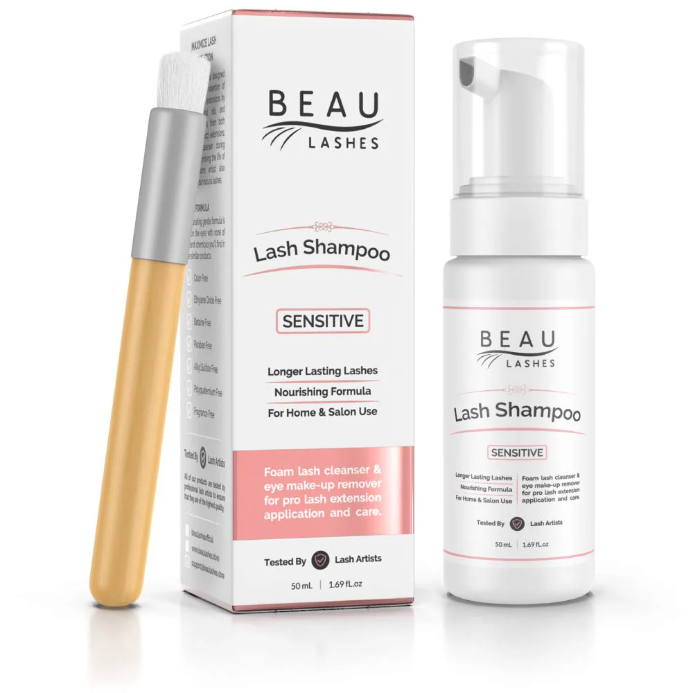 Eyelash Extension Foam Cleanser Shampoo & Brush (150ml) - Oil Free Sensitive Paraben & Sulfate Free Eyelid/Lash Foaming Wash Cleaner To Remove Makeup & Mascara - Ideal For Salons And Home Care - Image 6