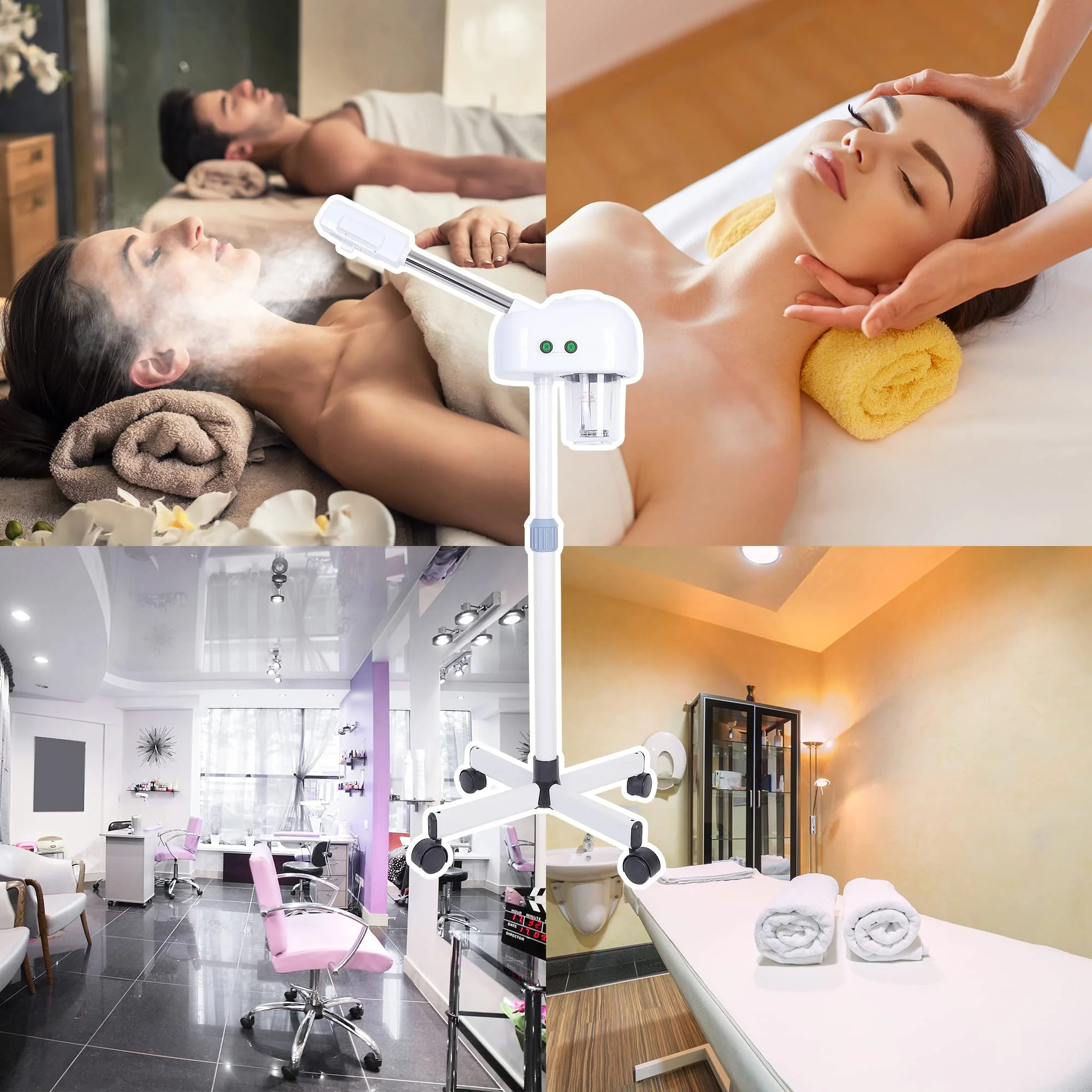 Facial Steamer, Professional Face Steamer for Facial Deep Cleaning, Hot Mist Steam Esthetician Machine for Personal Home Beauty Salon Spa Skin Care - Image 6