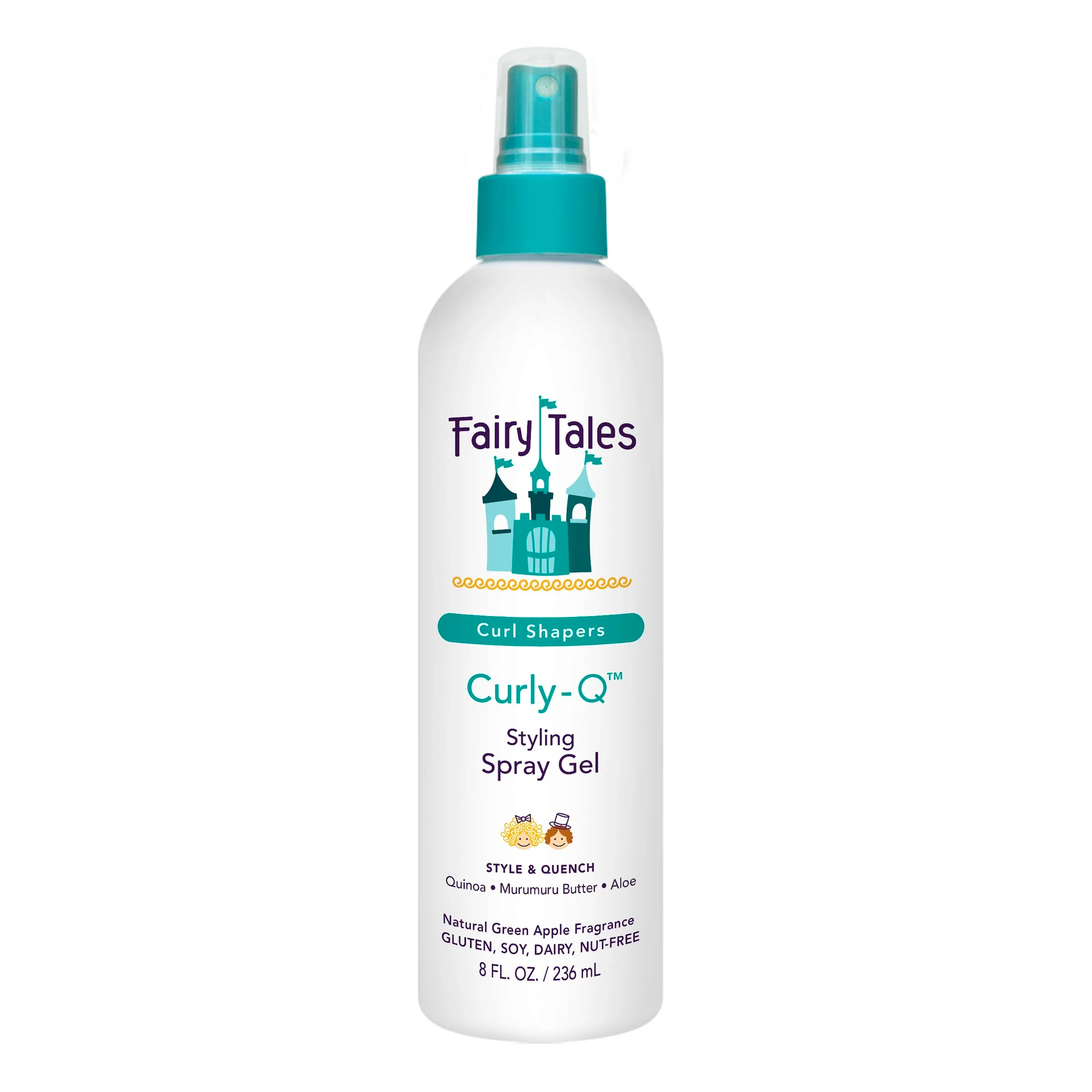 Fairy Tales Curly Q Kids Styling Spray Gel – Paraben, Sulfate, Gluten, and Nut Free – For all Types of Curls Including Multi Cultural Hair – 8oz. - Image 4