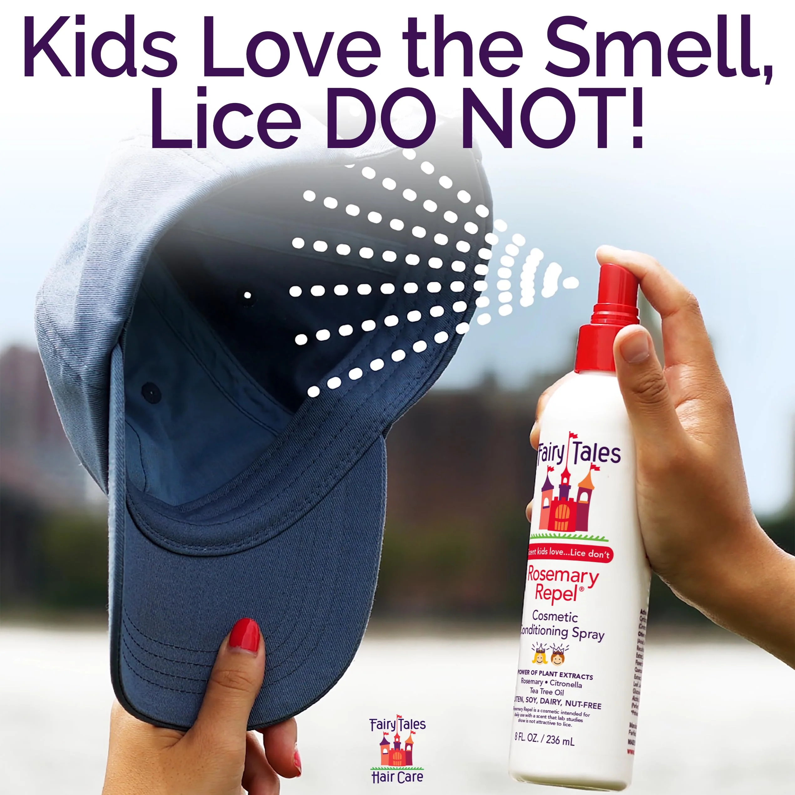 Fairy Tales Rosemary Repel Daily Kids Conditioning Spray – Kids Like the Smell, Lice Do Not, 8 fl oz. (Pack of 2) - Image 2