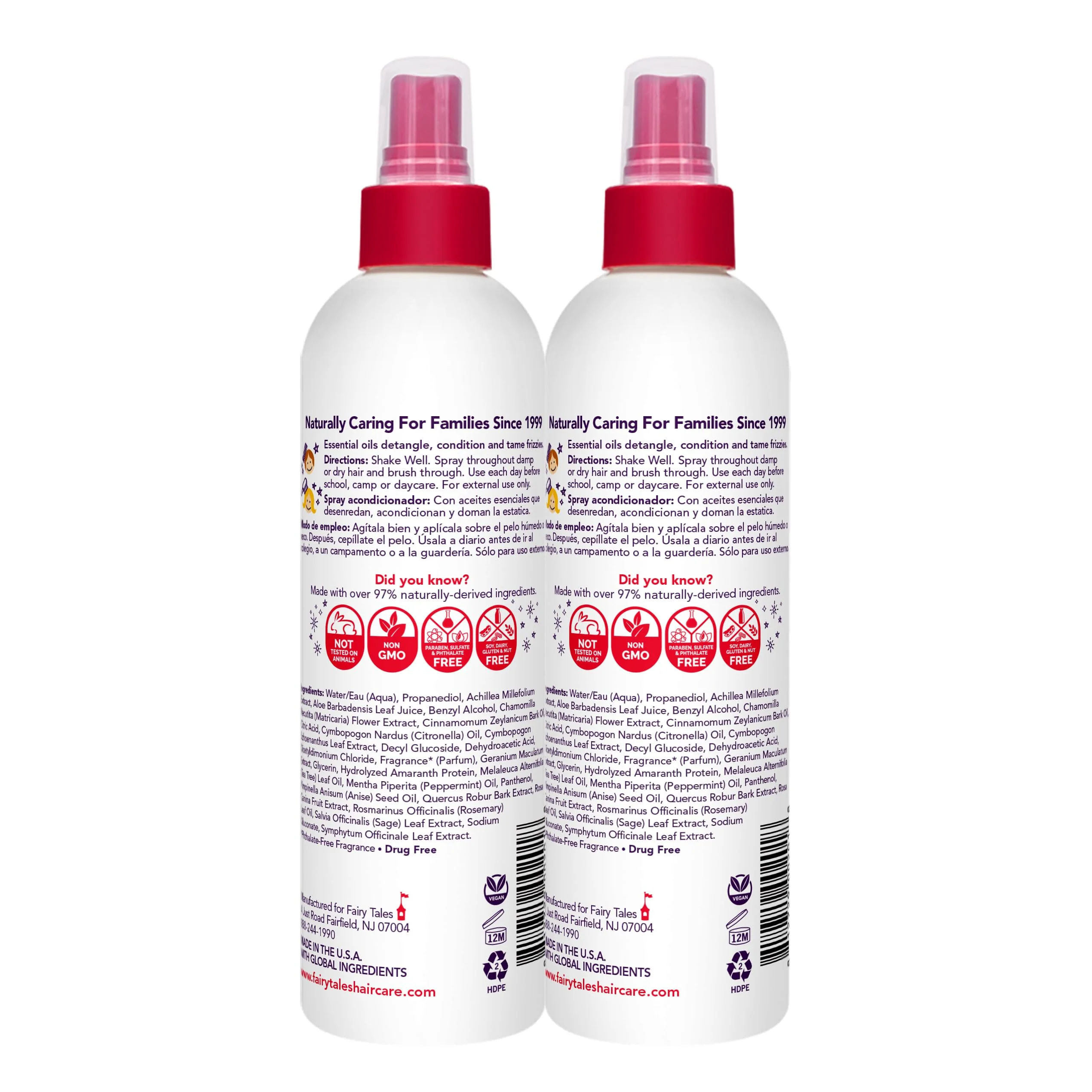 Fairy Tales Rosemary Repel Daily Kids Conditioning Spray – Kids Like the Smell, Lice Do Not, 8 fl oz. (Pack of 2) - Image 3