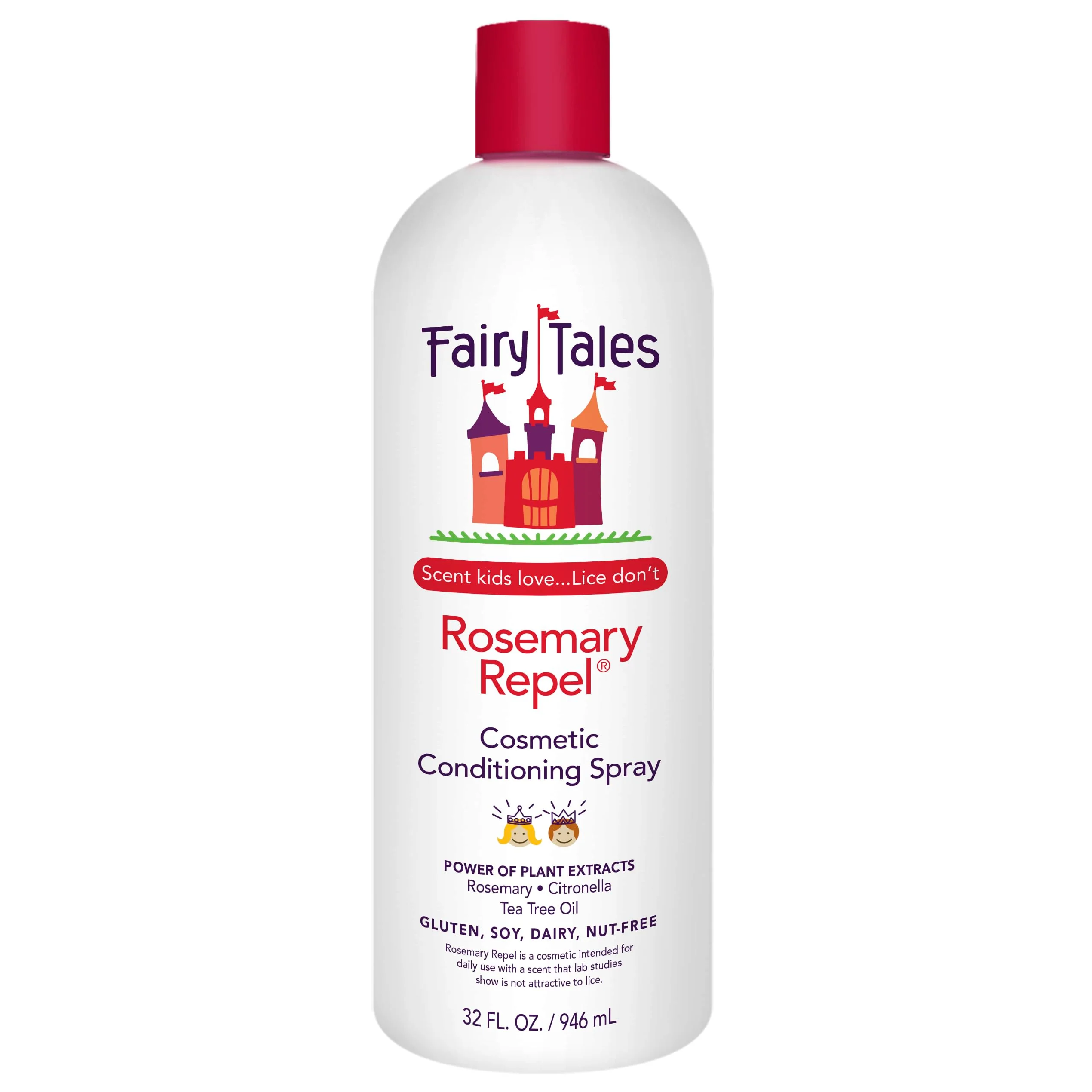 Fairy Tales Rosemary Repel Daily Kids Conditioning Spray Refill– Kids Like the Smell, Lice Do Not, 32 fl oz. (Pack of 1) - Image 3