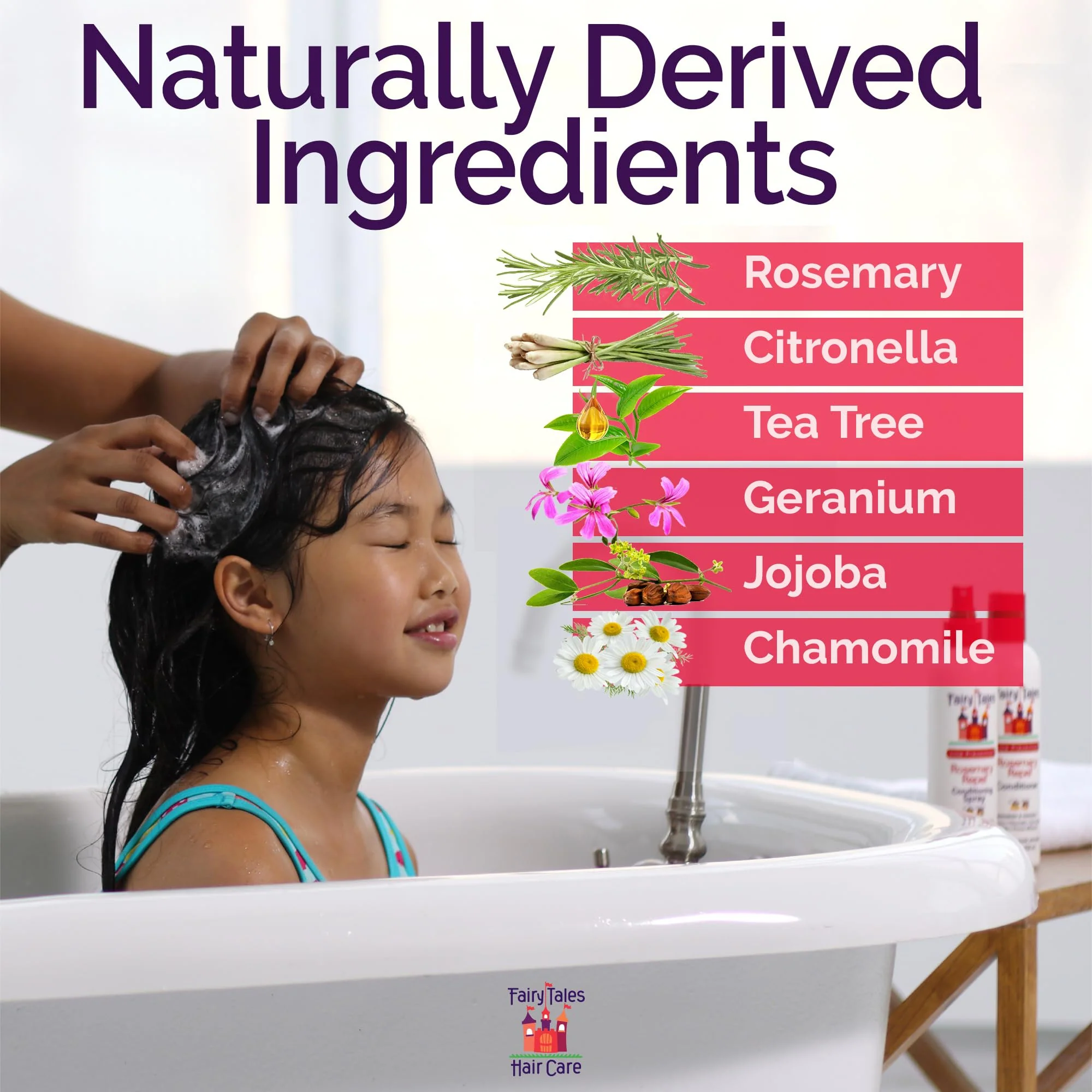 Fairy Tales Rosemary Repel Daily Kids Shampoo, Conditioner & Conditioning Spray Refill Trio– Kids Like the Smell, Lice Do Not - Image 4