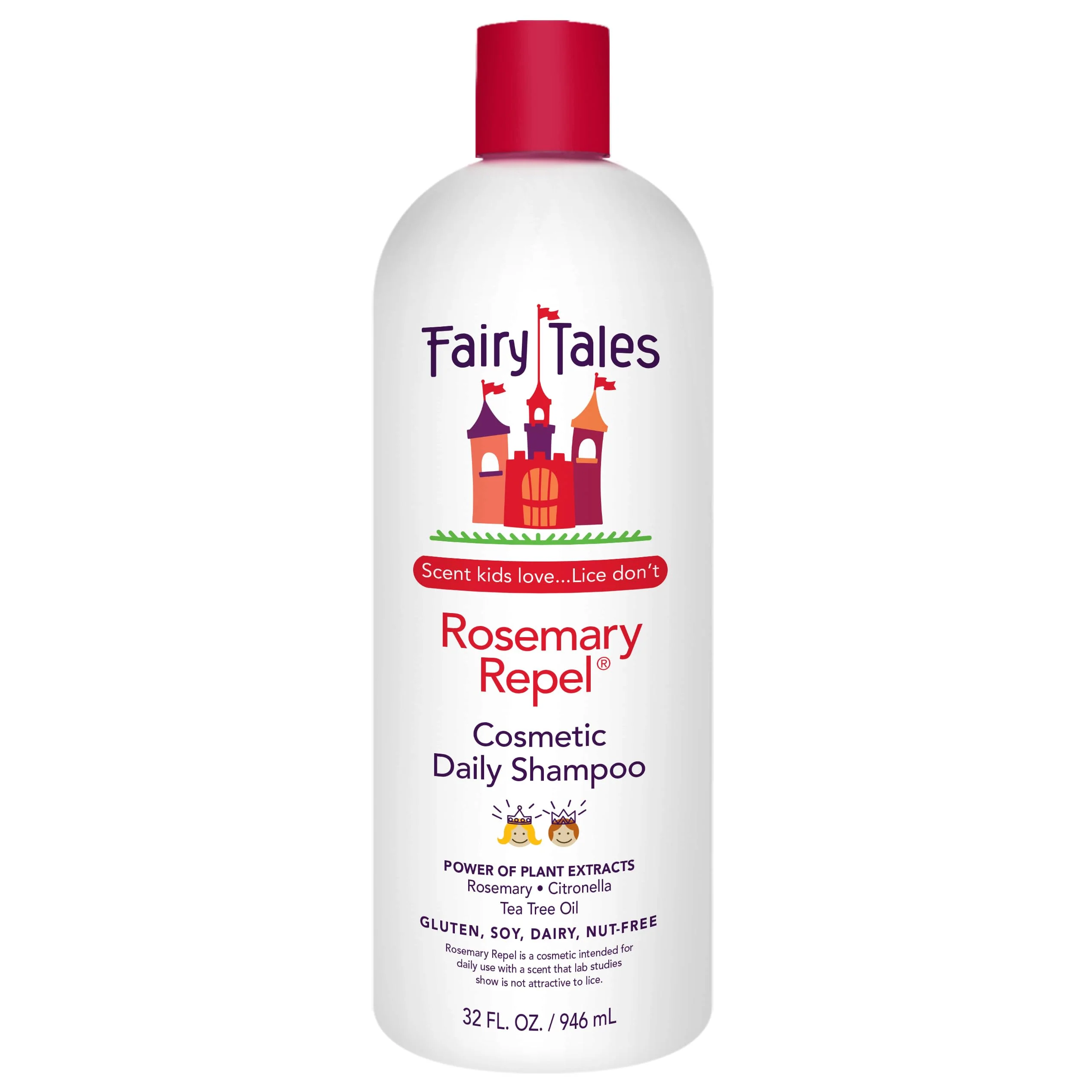 Fairy Tales Rosemary Repel Daily Kids Shampoo– Kids Like the Smell, Lice Do Not, 32 fl oz. (Pack of 1)