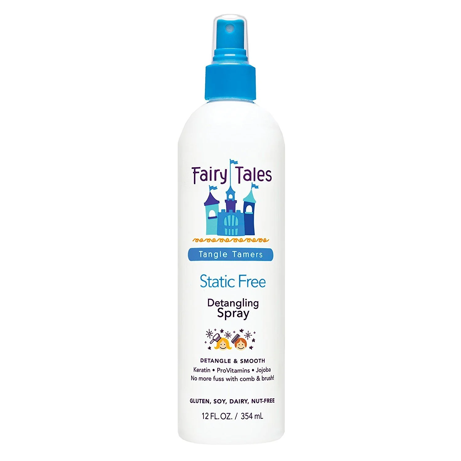 Fairy Tales Static-Free Detangling Spray 12 oz (Pack of 2)