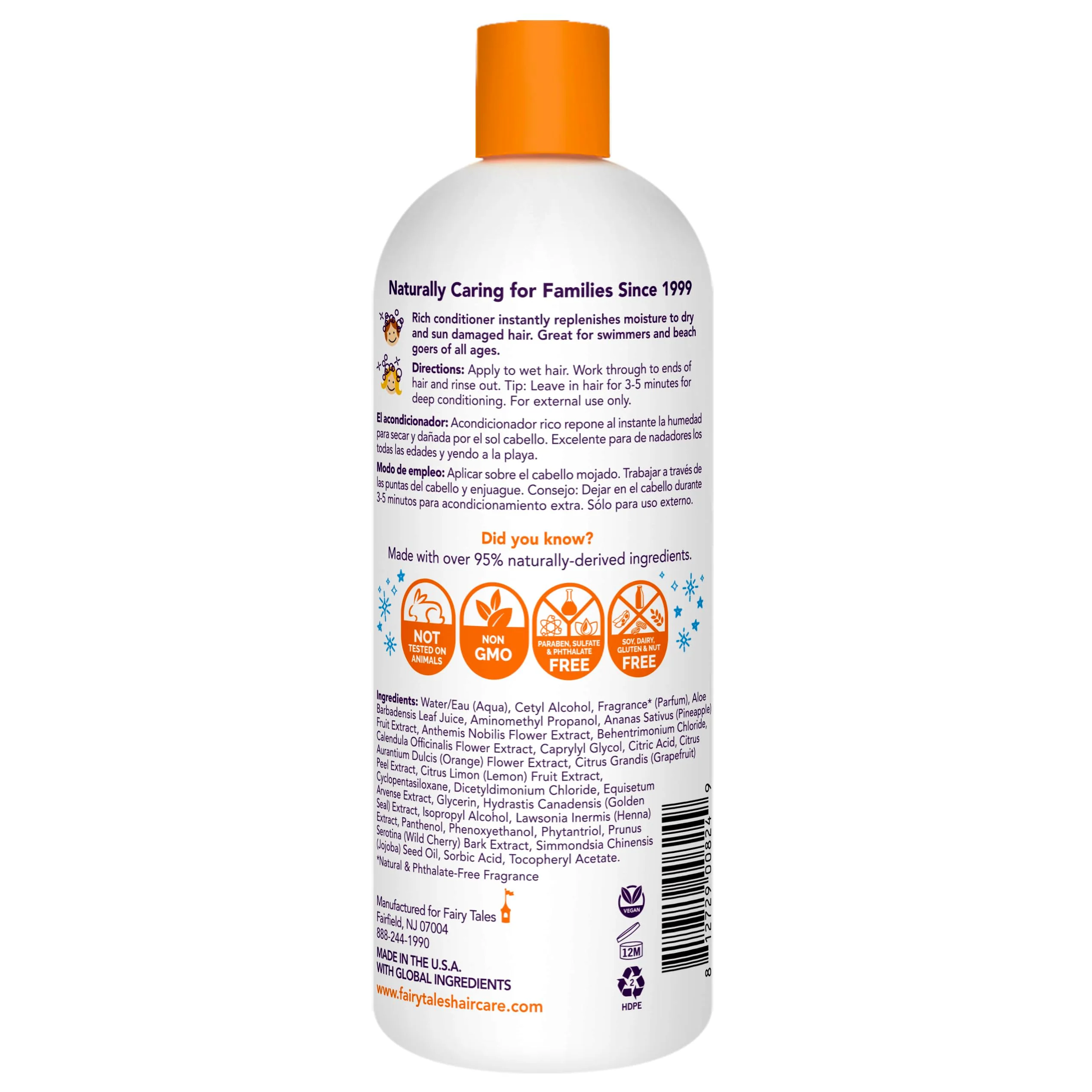 Fairy Tales Swimmer Conditioner for Kids - 32 oz | Made with Natural Ingredients in the USA | Replenish and Restore from Chlorine and Salt Damage | No Parabens, Sulfates, or Synthetic Dyes - Image 2
