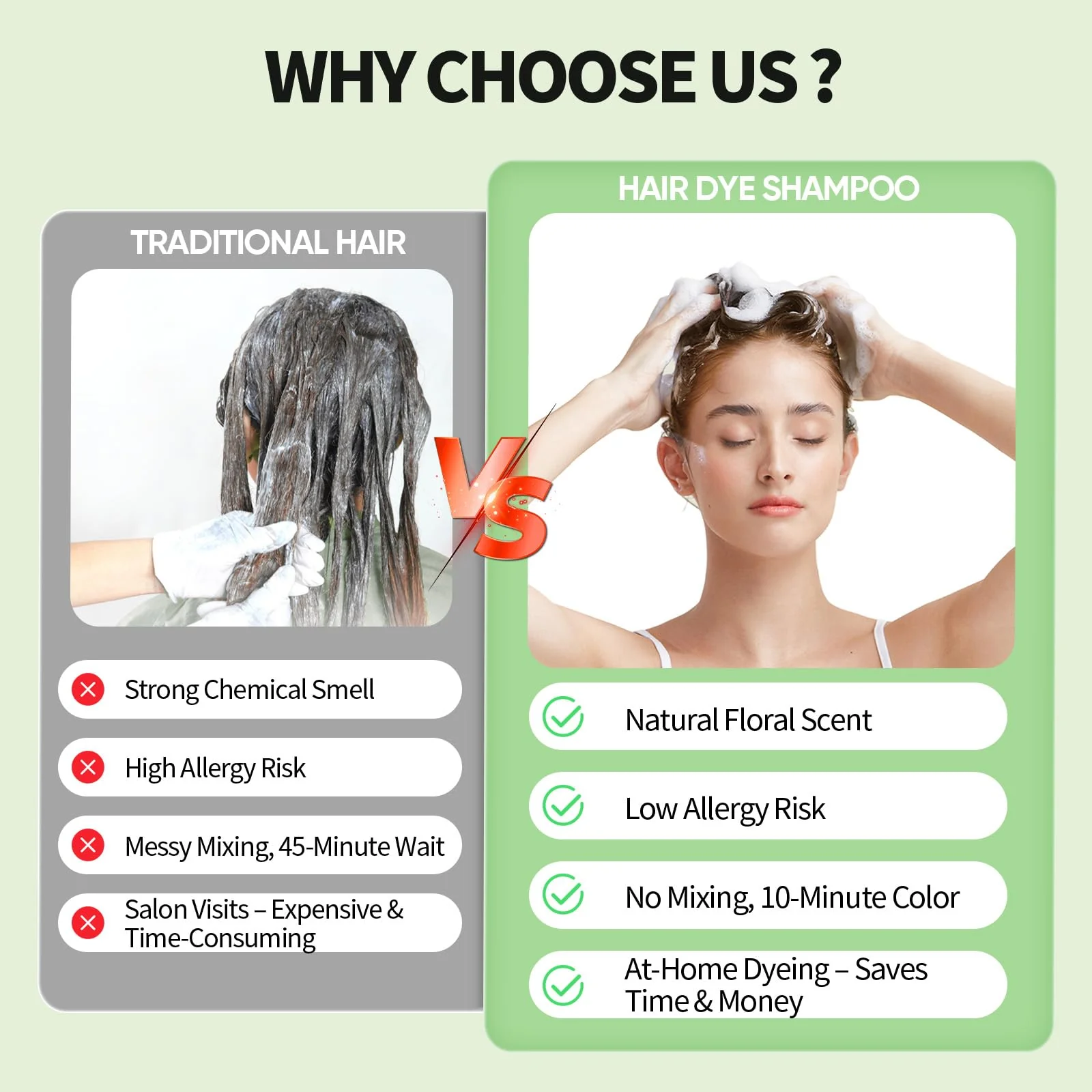 FARNDU Light Brown Hair Dye Shampoo 3 in 1 with Argan Oil – 10-15 Min Gray Coverage, Natural Instant Hair Color Shampoo for Women and Men, Ammonia & Paraben Free, Long-Lasting Up to 6 Months - Image 5