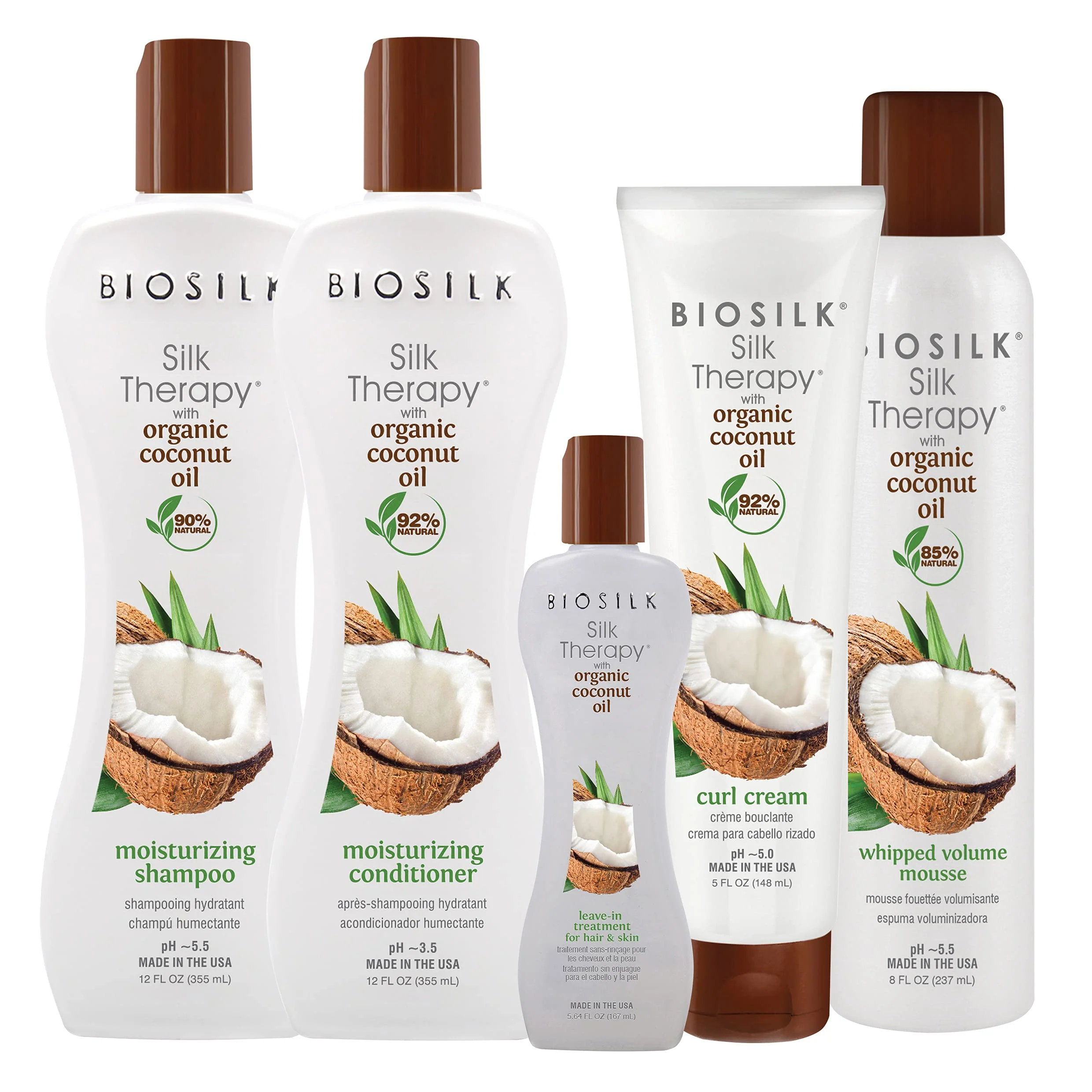 Farouk Biosilk Silk Therapy Organic Coconut Oil Leave-in Treatment For Hair & Skin, 0.14 Ounce - Image 3