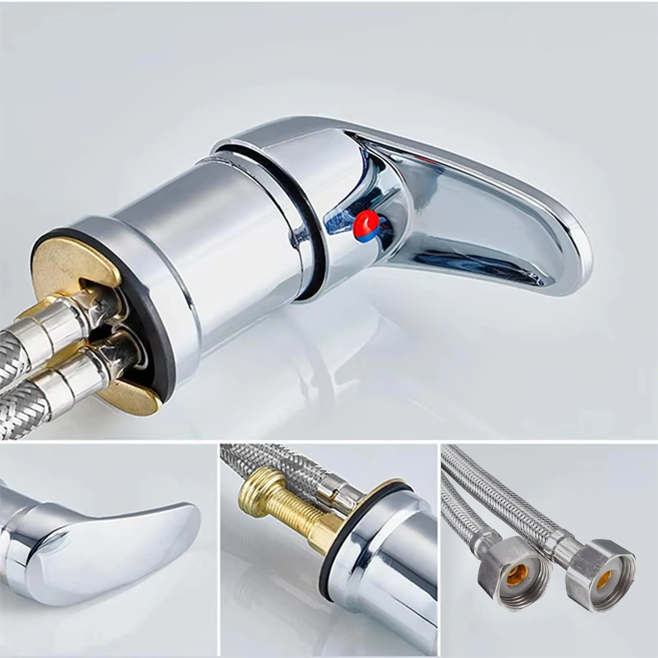Faucet for Shampoo Bowl - Salon Faucet - Shampoo Faucet - Salon Shampoo Bowl Faucet - Shampoo Bowls Faucet Replacement, 1/2 inch Inlet - Image 3