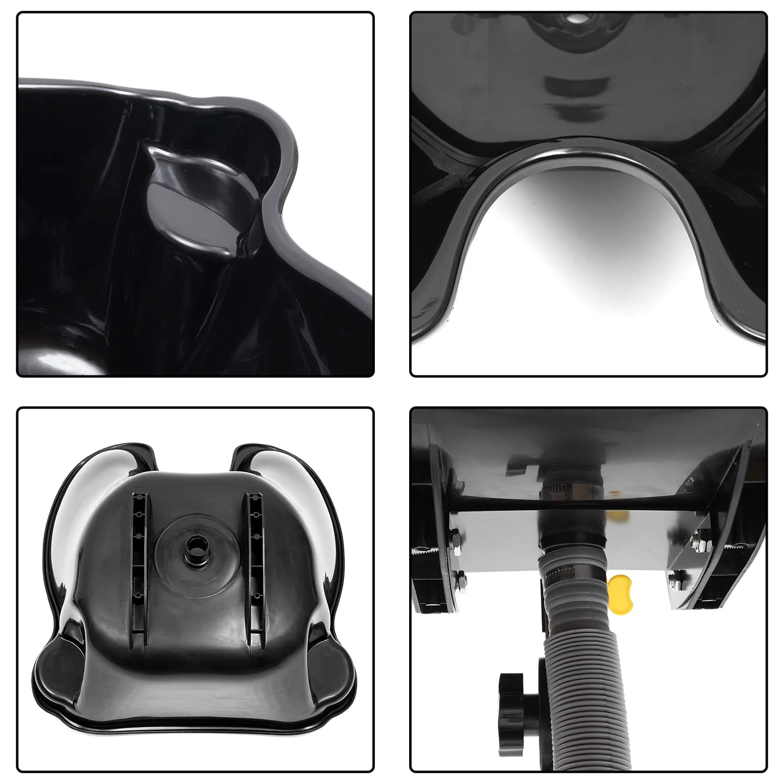 Fichiouy Mobile Shampoo Basin Sink Stand with Height Adjustable, Portable Large Salon Hair Hairdressing Back Wash Shampoo Bowl Deep Basin Hair Washing Sink - Image 7