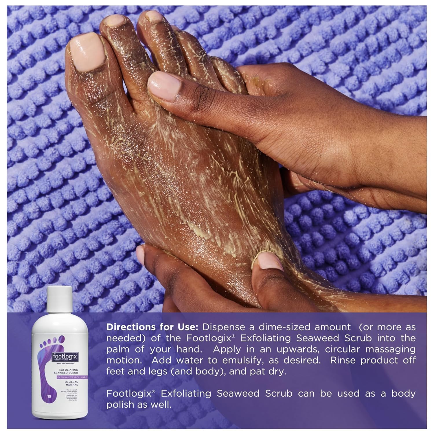 FOOTLOGIX Exfoliating Seaweed Scrub, 8.45 oz - Image 6