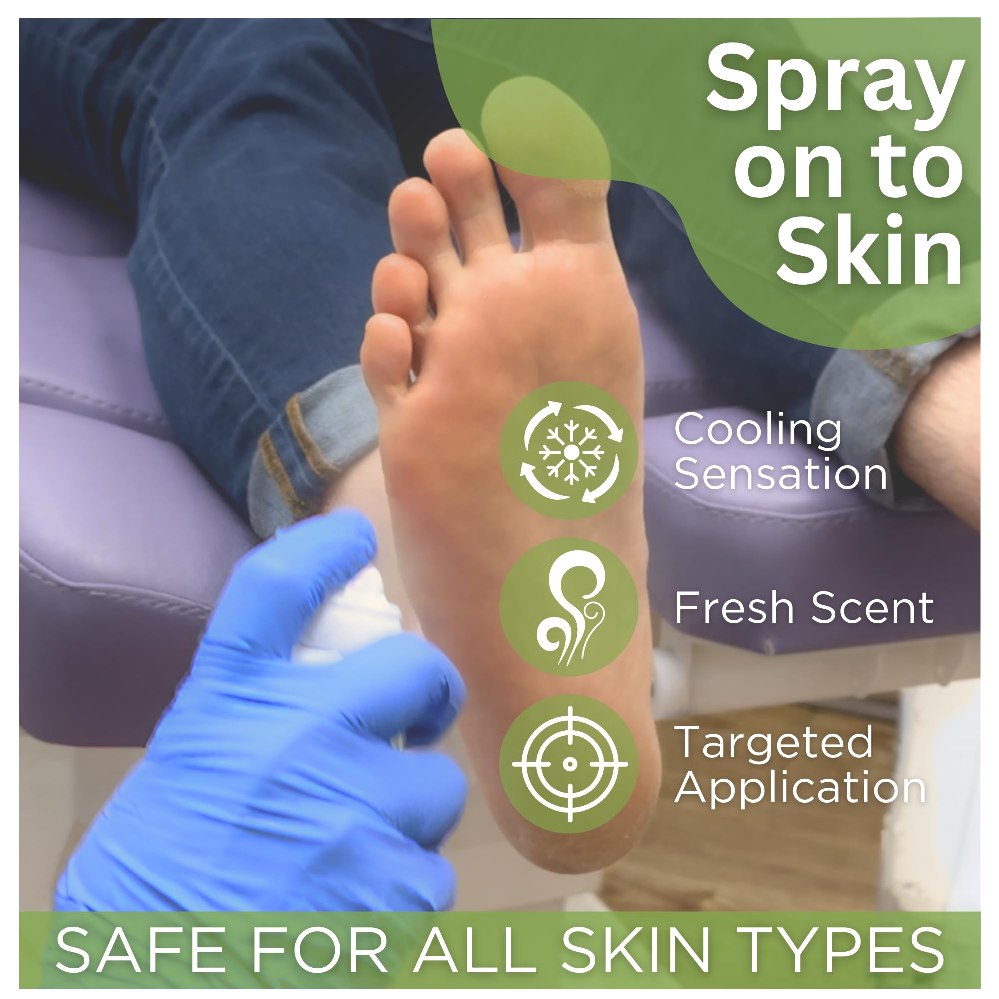 FOOTLOGIX Foot Deodorant Spray, 4.23 Fl Oz - Image 5