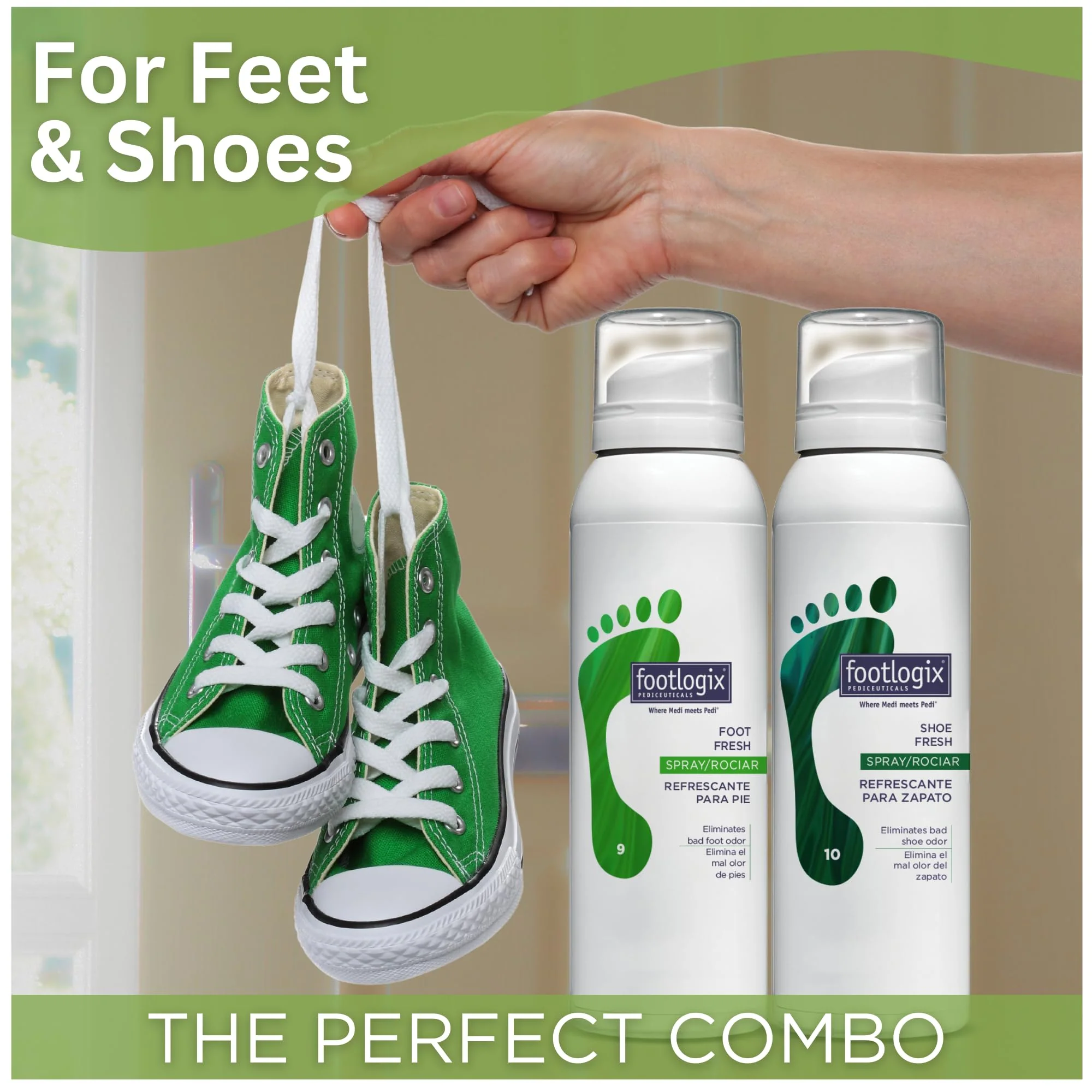 FOOTLOGIX Foot Deodorant Spray, 4.23 Fl Oz - Image 6