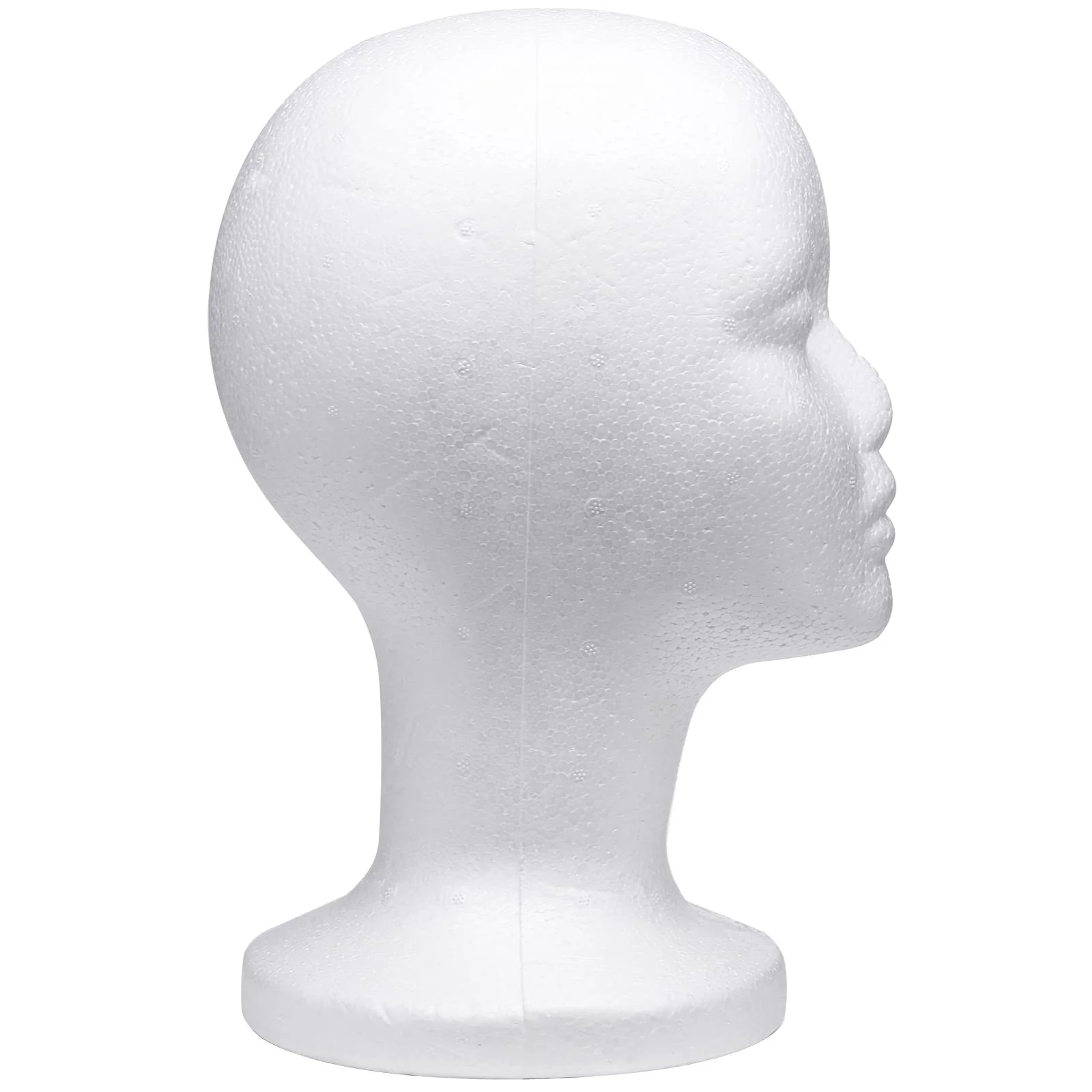 Foraineam 3 Pack 12 Inch Foam Head Female Foam Wig Head Mannequin Manikin Cosmetics Model Display Holder Hats Glasses Hairpieces Stand - Image 6