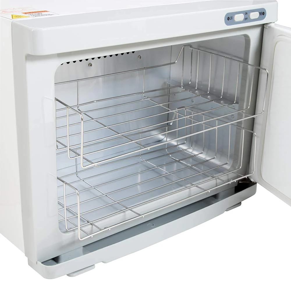 ForPro Professional Collection Premium Hot Towel Warmer, 23L Extra Large Capacity, Two Stainless Steel Racks, White - Image 5
