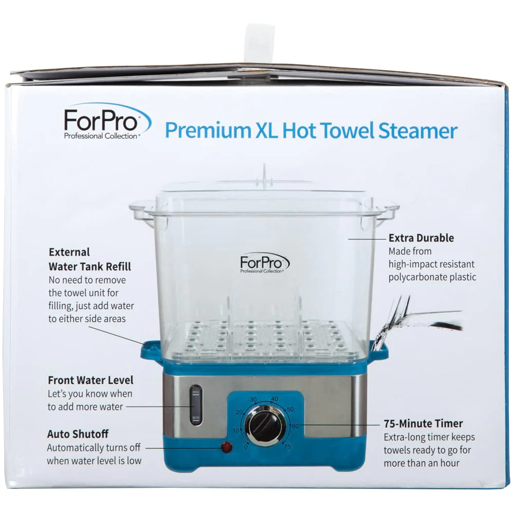 ForPro Professional Collection Premium XL Hot Towel Steamer, 50% Larger Capacity, Holds 9 Facial Towels, Quick Heating Steam Towel Warmer for Salons and Spas - Image 9