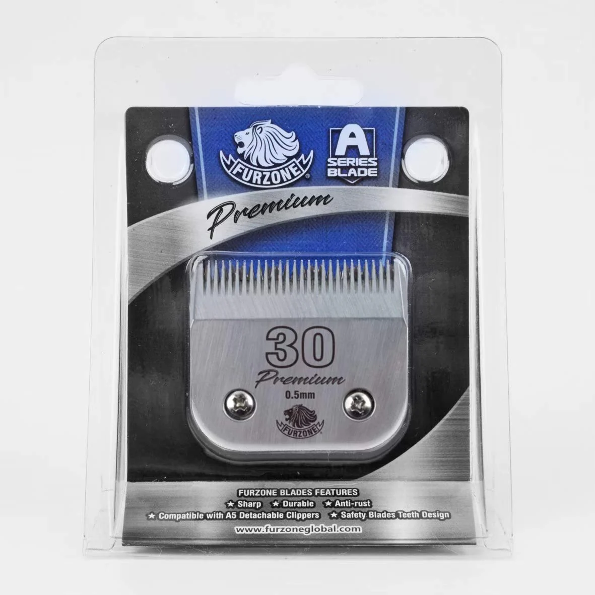 FURZONE 30 Blades for Dog Grooming, Size 30 1/50" Dog Clipper Blade, Made of Extra Durable Japanese Steel, Compatible with Most Andis, Oster, Wahl A5 Clippers - Image 2