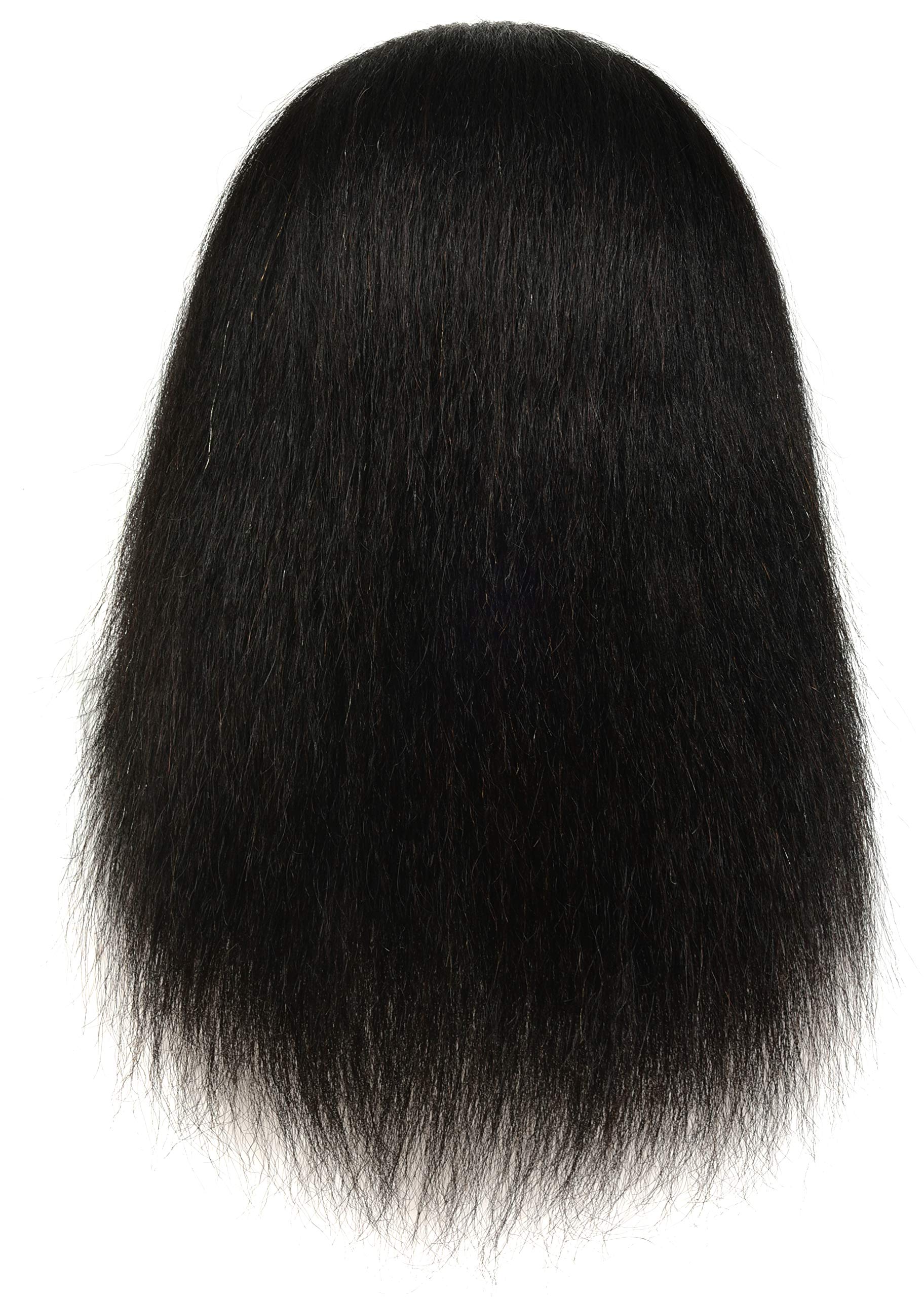FUTAI African American Mannequin Head 100% Real Human Hair Manikin Doll Style Head for Practice Braiding Styling Cosmetology Training with Stand - Image 2