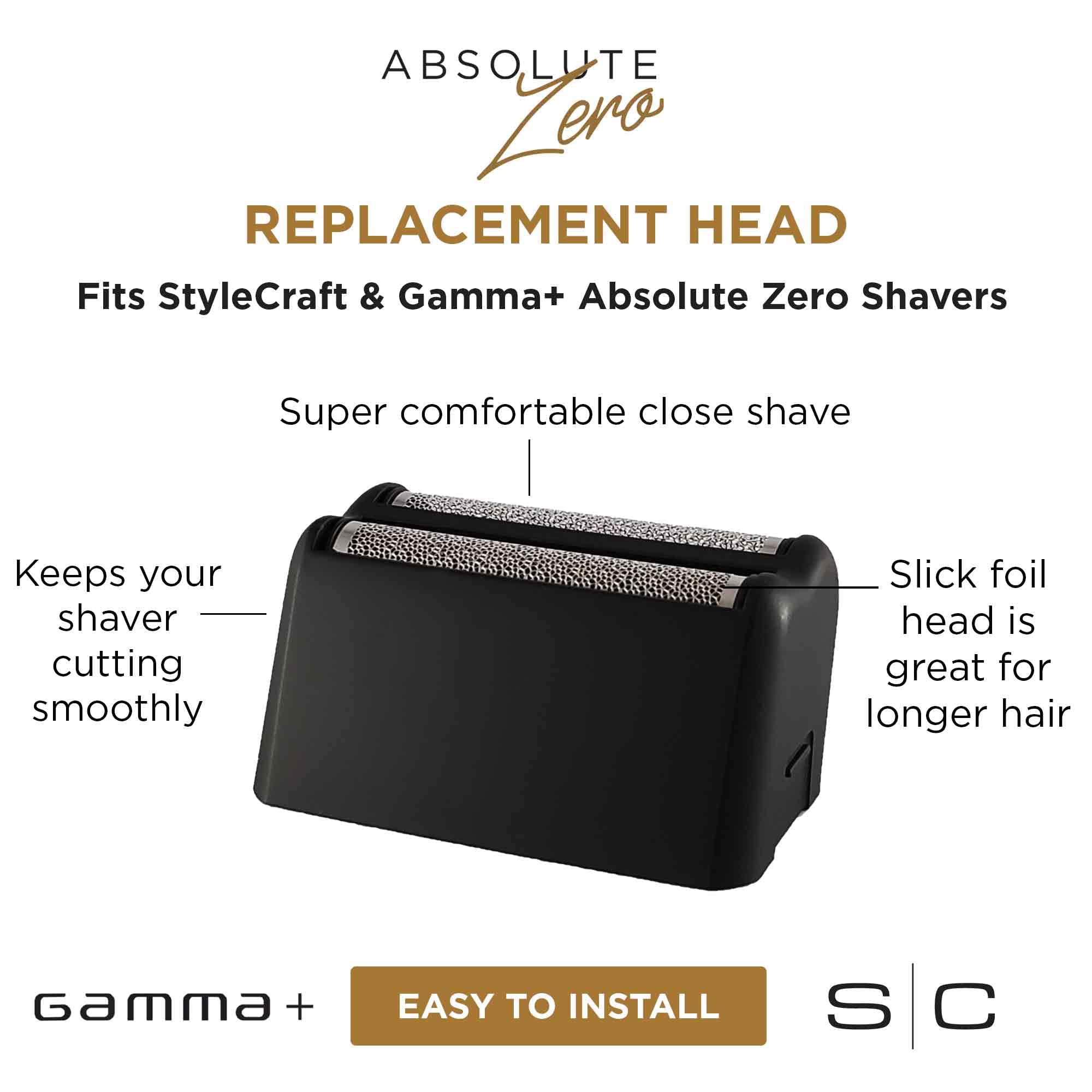 GAMMA+ Absolute Zero Mens Foil Shaver Collection (Slick Foil Head) - Image 3