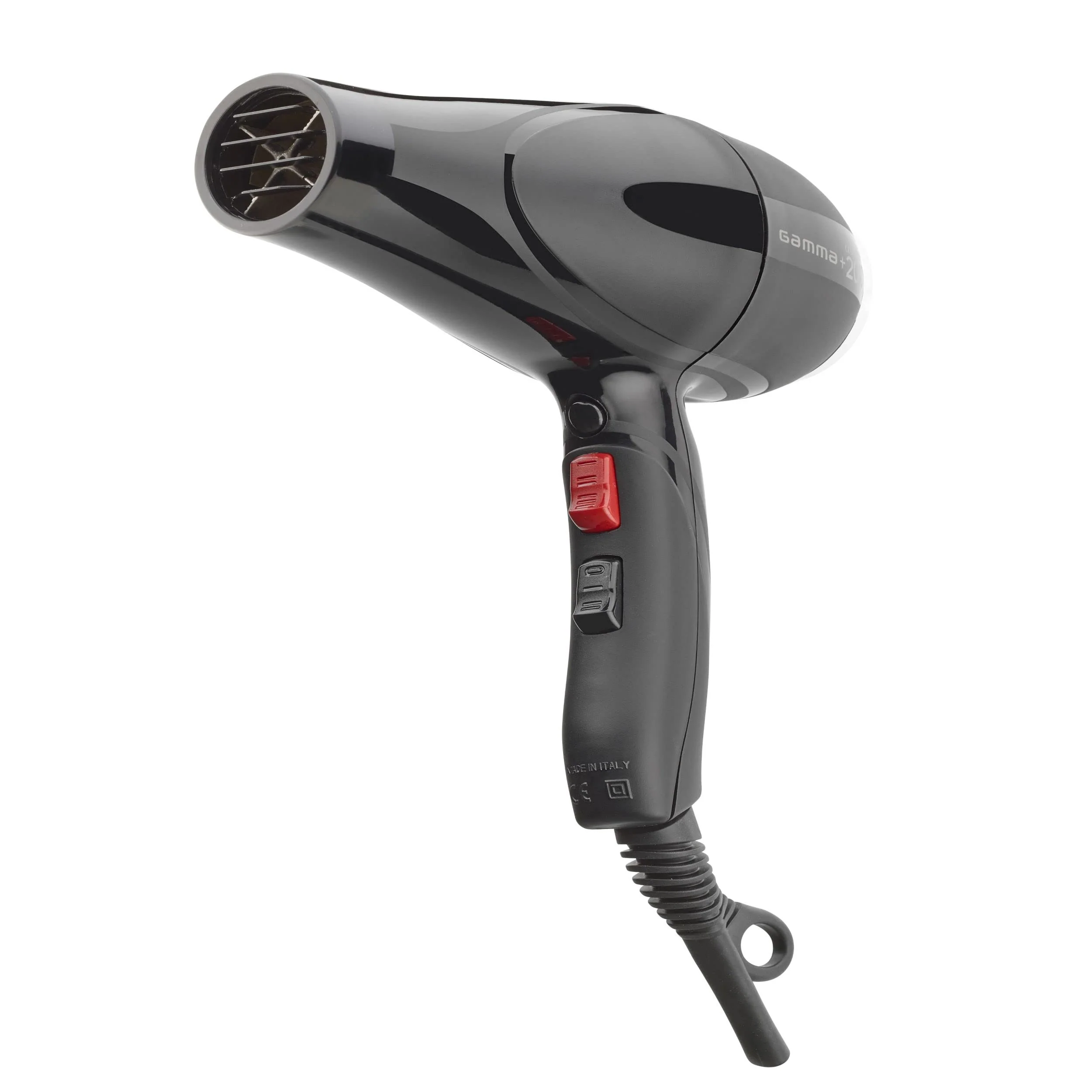 GAMMA+ Professional Absolute 2000 Hair Dryer Black, 2 Concentrator Nozzles - Image 5
