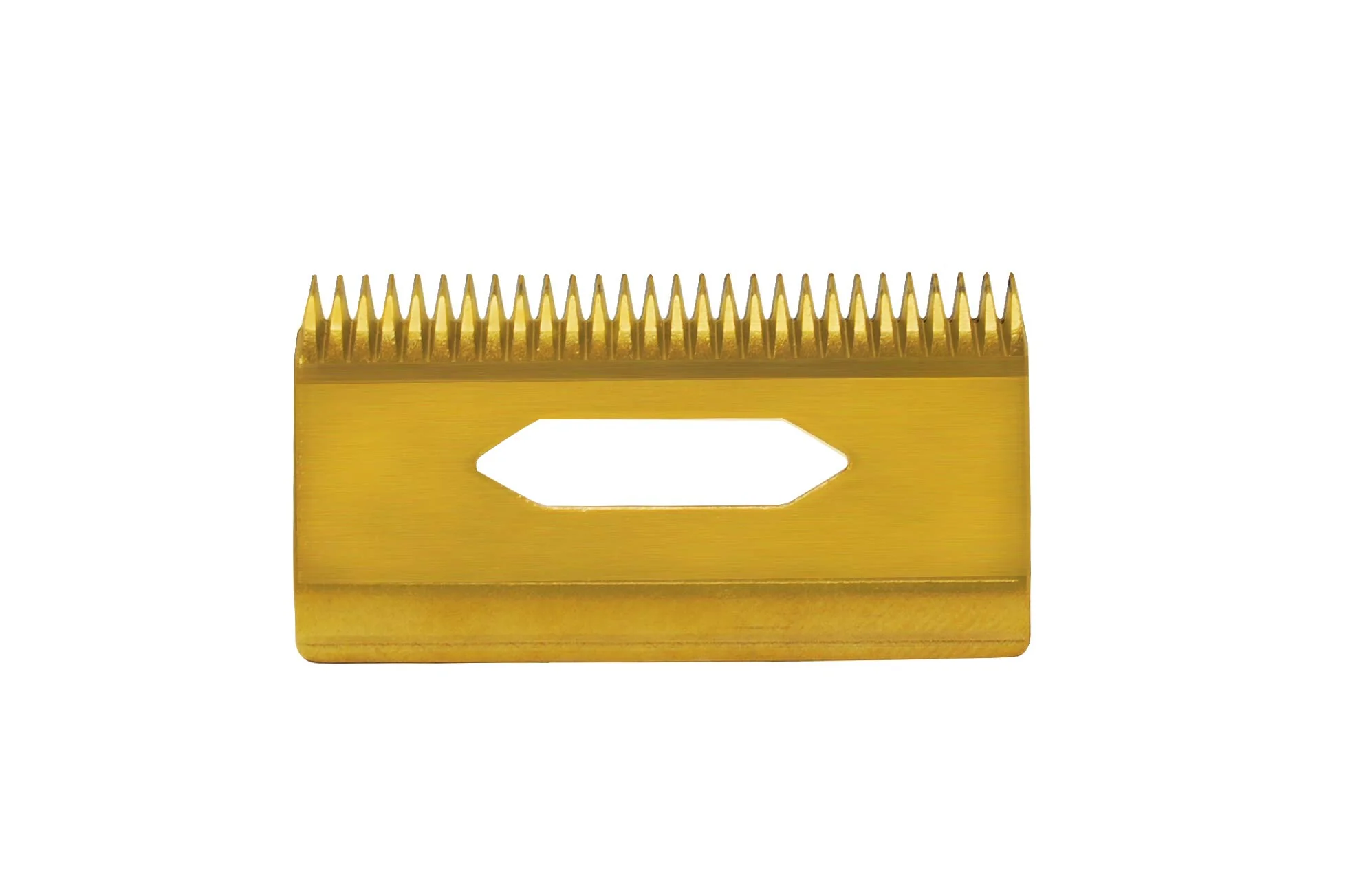 GAMMA+ Replacement Fixed Black Diamond Carbon DLC Taper Hair Clipper Blade with Moving Gold Titanium Deep Tooth Cutter Set - Image 3